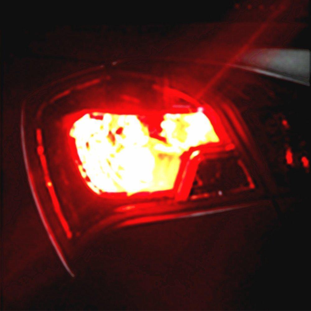BAY15D 1157 LED Strobe Brake Light Bulbs - Super Bright Red Flashing Stop Tail Lights for Cars, Trucks, Motorcycles - Perfect for Emergency Vehicles & Safety Enhancement