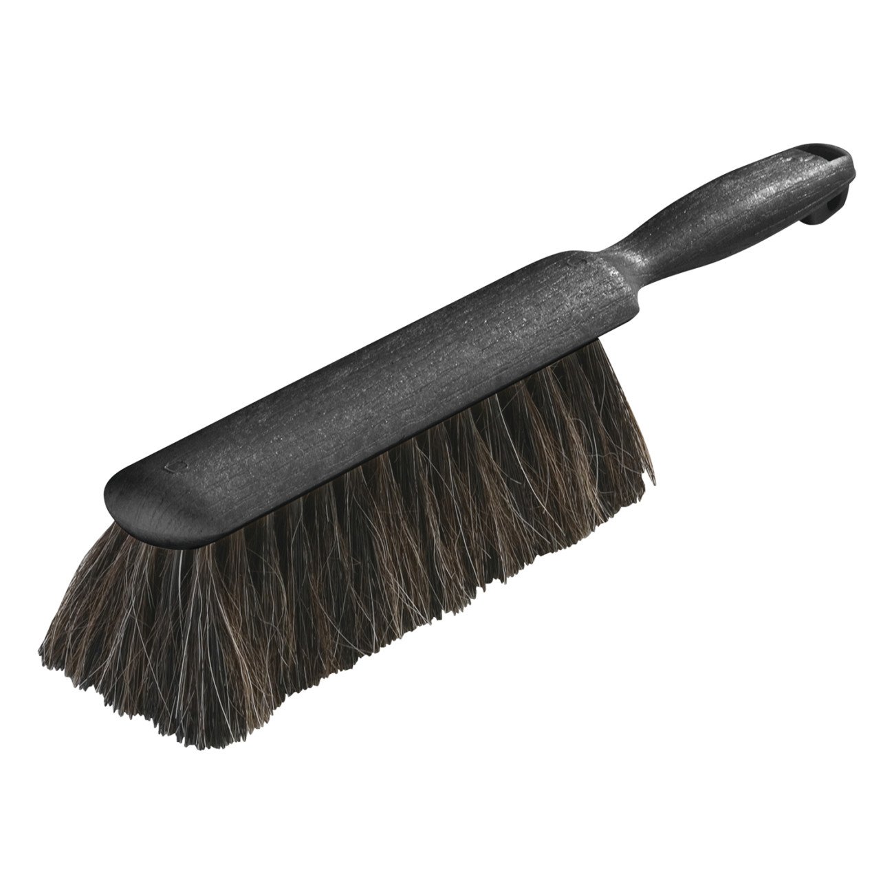 SPARTA Flo-Pac Counter Brush - 8 Inch Durable Bench Brush & Dustpan Brush for Kitchen Counters, Hardwood Floors & Fireplace Cleaning - Long Lasting Bristles - Black - Perfect for Home, Restaurant & Commercial Use