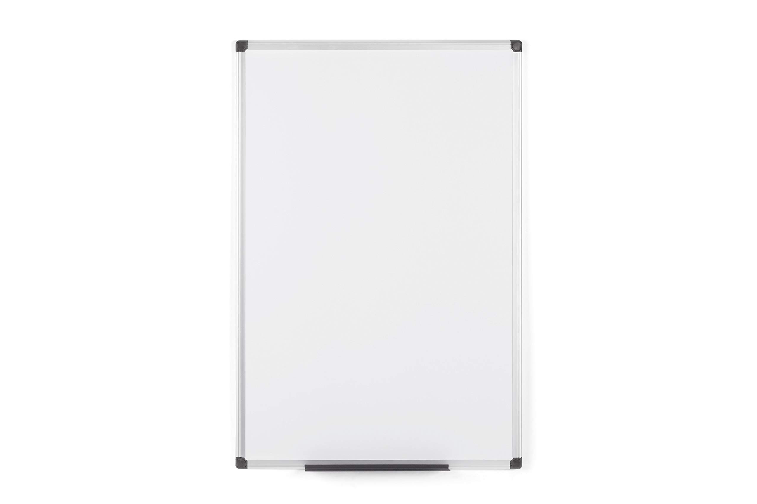 Magnetic Dry Erase Whiteboard 60x90cm (24x36 Inches) - Aluminum Frame White Board for Office, Classroom & Home Use - Wall Mountable or Freestanding Whiteboard for Meetings, Presentations & Notes