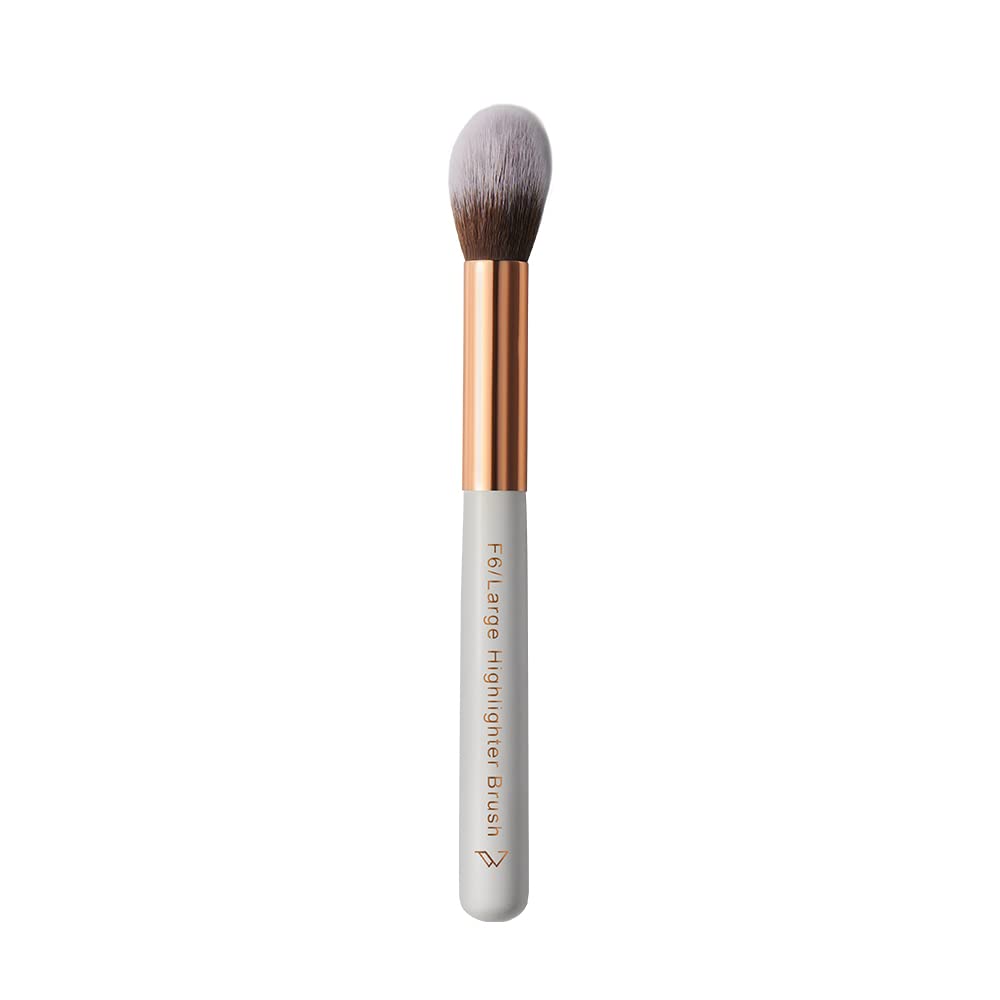 Professional Large Highlighter Makeup Brush for Face - Soft Synthetic Bristles, Cruelty-Free & Vegan - Perfect for Blending & Contouring - Ideal for Daily Makeup & Special Occasions