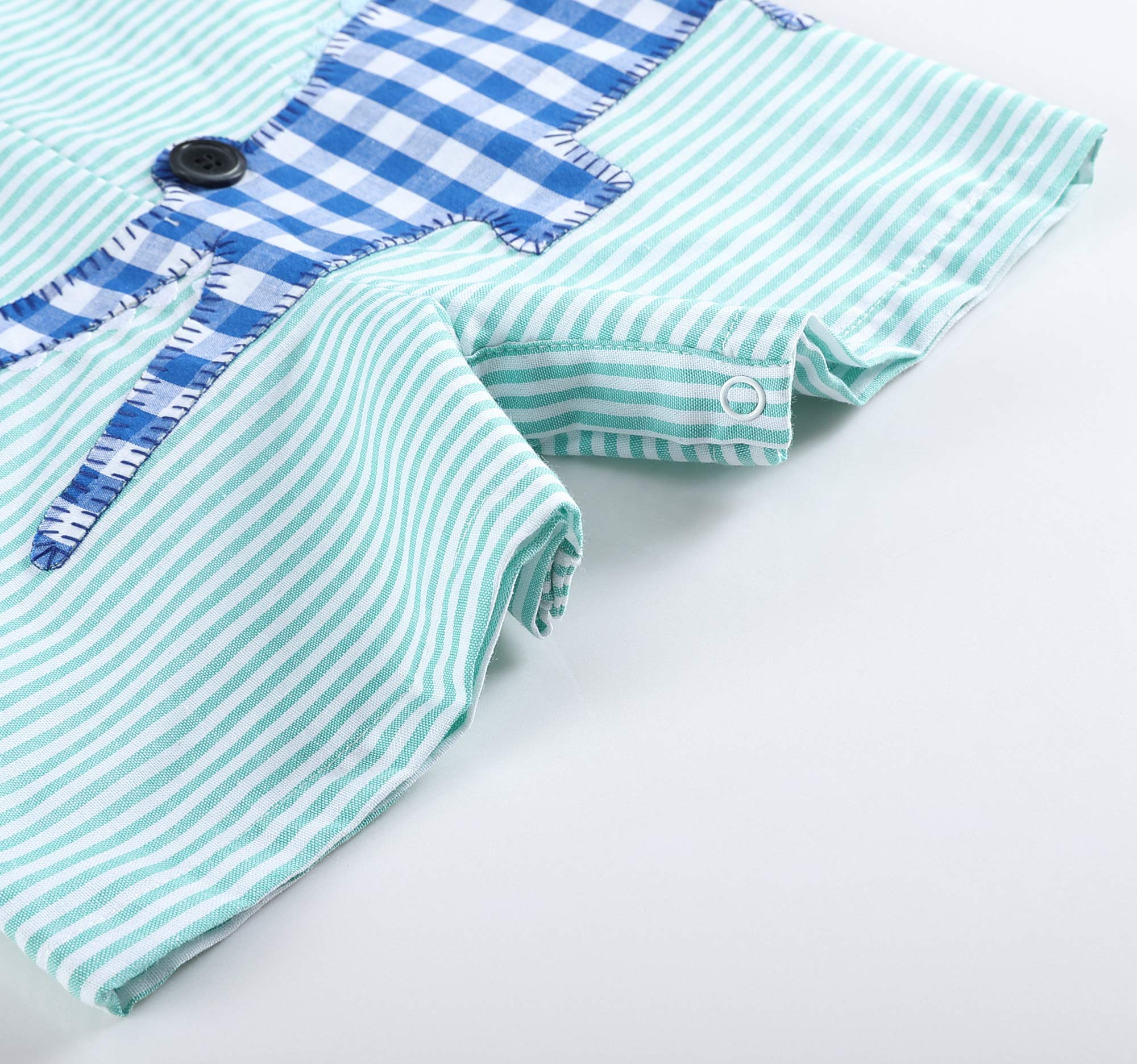 Cute Cactus Boys Baby & Toddler Shortall Overalls Romper - Perfect for Summer Playdates & Photo Shoots