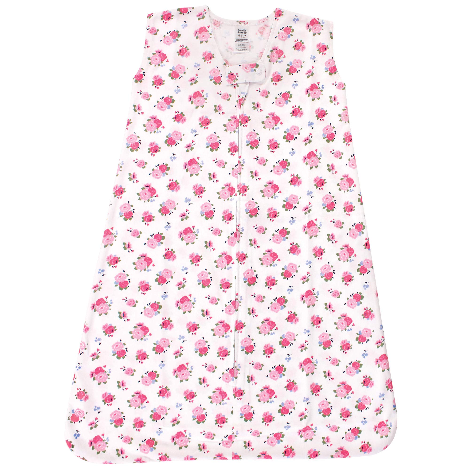Luvable Friends Unisex Baby Sleeveless Jersey Cotton Sleeping Bag Sack Blanket - Soft & Breathable for Newborns Infants Toddlers - Perfect for Nursery Daycare Travel & Cozy Naptime