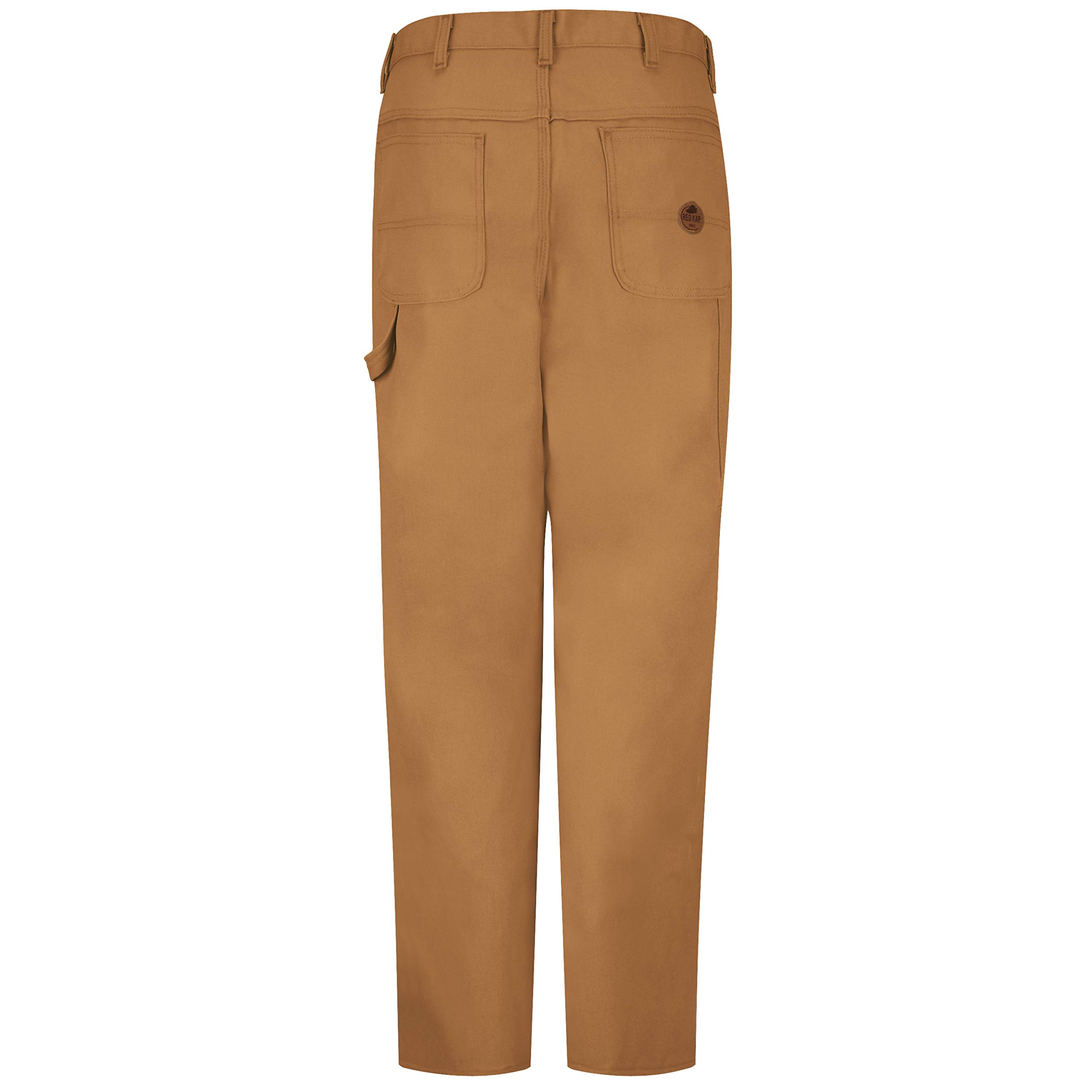 Red Kap Men's Duck Dungaree Work Pants - Durable Denim Overalls for Construction, Farming & Industrial Workwear