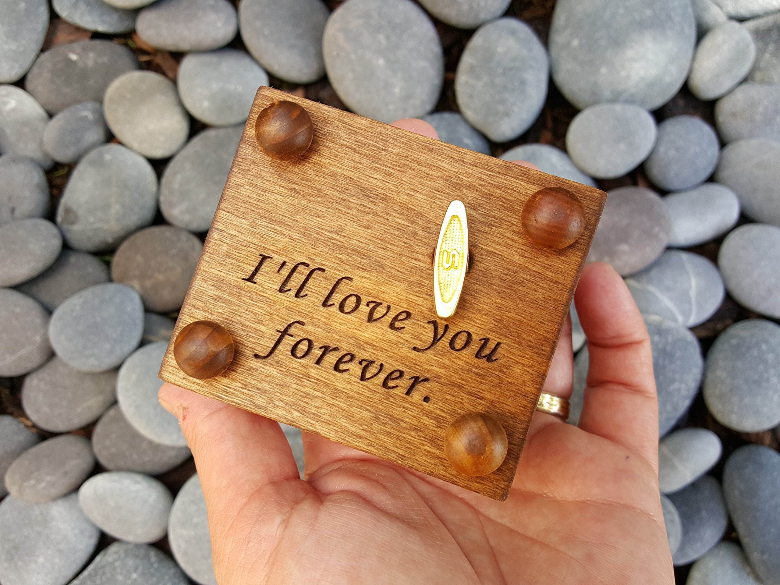 Custom Made Personalized Music Box with Compass Rose - Handmade Nautical Gift for Anniversaries, Weddings & Home Decor | SimplyCoolGifts