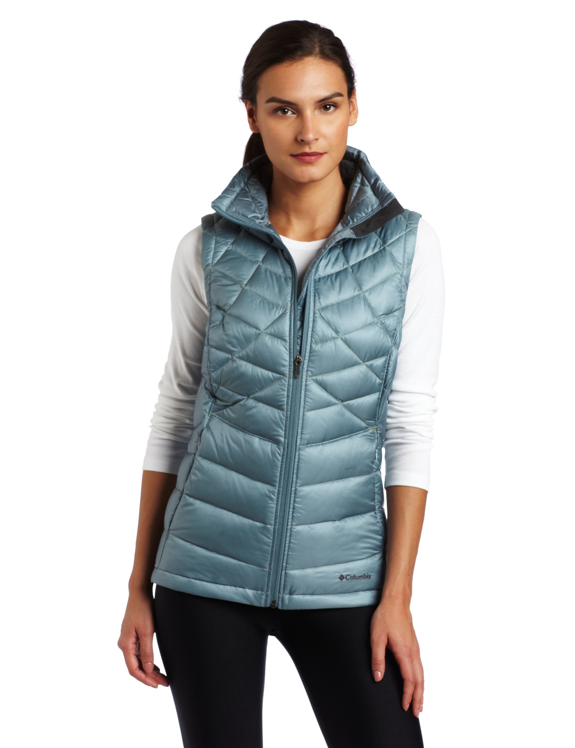 Columbia Women's Reach The Peak Down Vest – Lightweight Insulated Puffer Vest for Hiking, Camping & Outdoor Adventures – Cold Weather Gear for Active Lifestyles