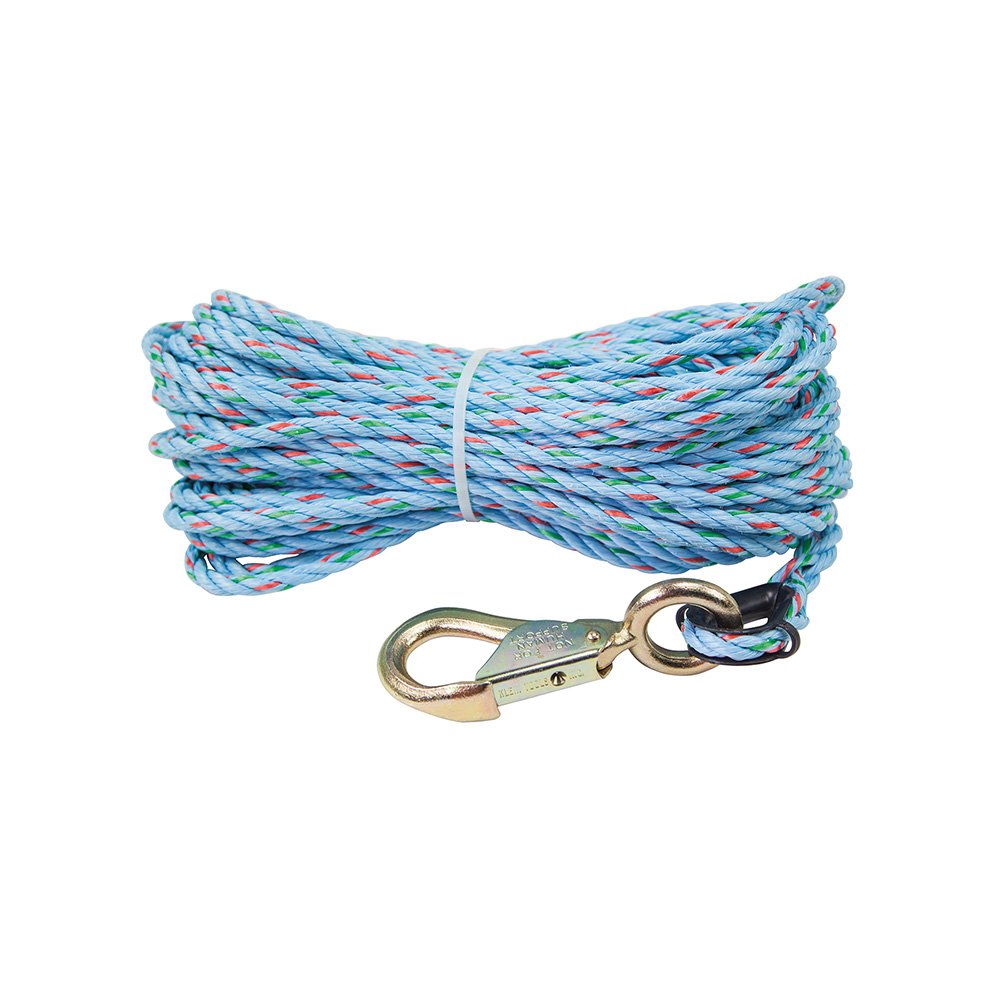 Klein Tools 1803-60 Polypropylene Hand-Line with Snap Hook for Electricians & DIY