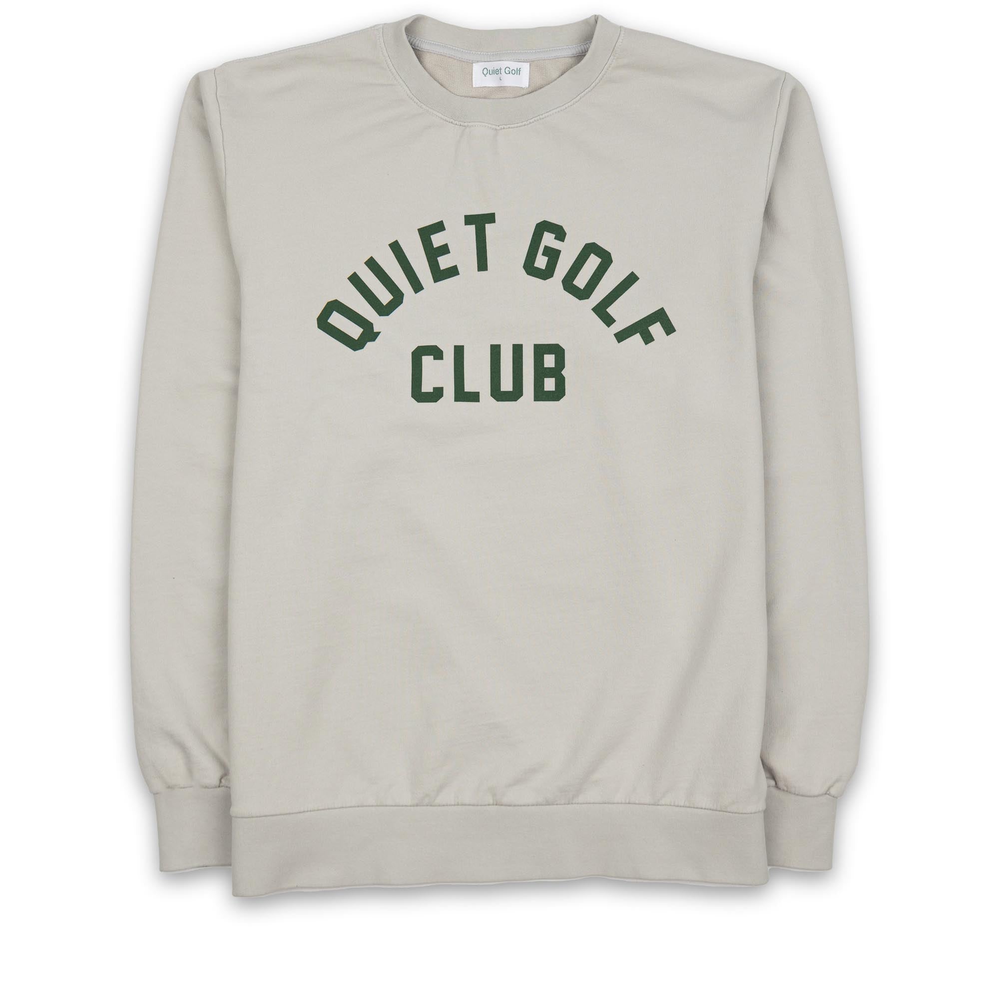 Quiet Golf QGCU Crewneck Sweatshirt - Heather Gray Comfortable Pullover for Men & Women | Perfect for Casual Wear, Golf Outings & Lounge Relaxation
