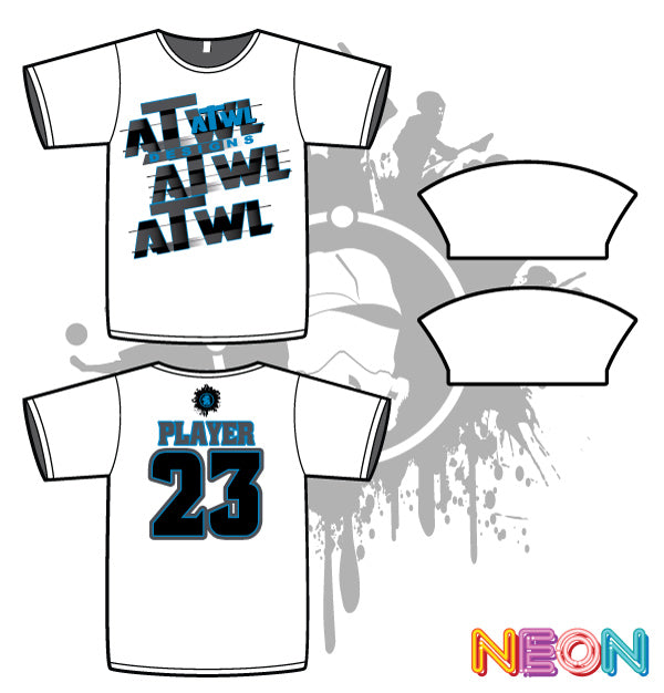 Men's White Sublimation Soccer Jersey - Repeat Design - Breathable & Lightweight for Training & Match Play