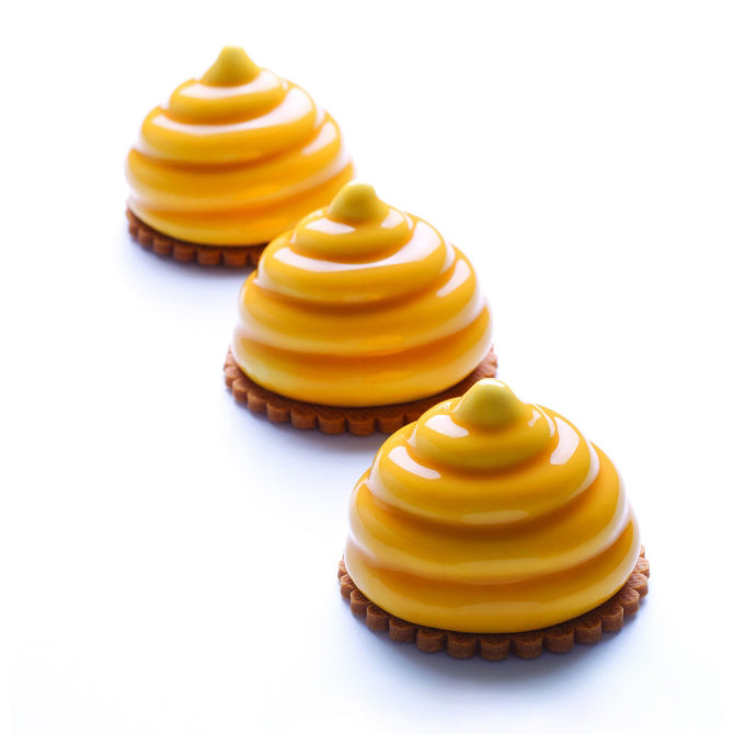 Antonio Bachour Pavoflex Silicone Mold - 12 Cavity Baking Mold for Cakes, Desserts & Chocolates | Perfect for Home Bakers & Professional Chefs