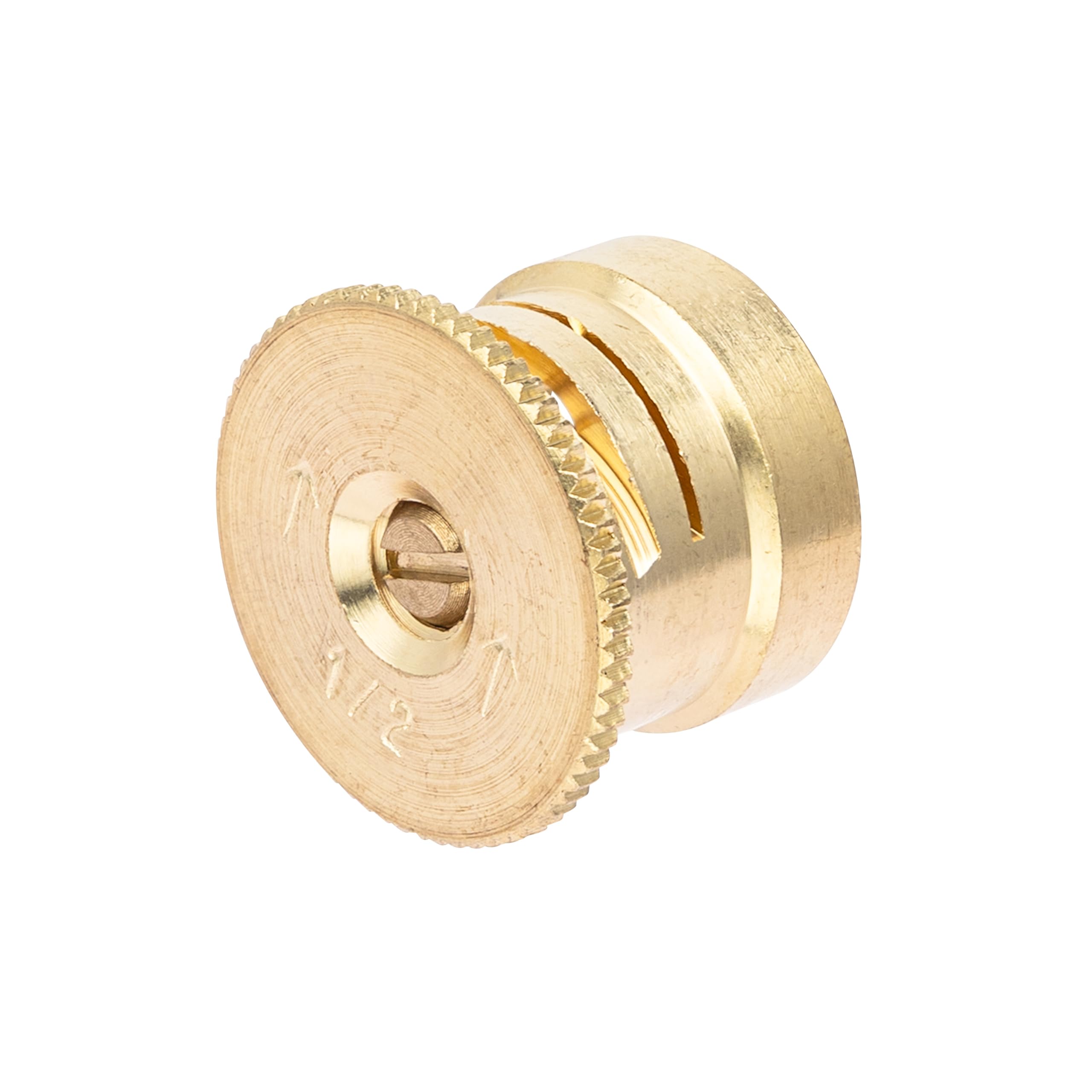 Orbit 53227W Heavy Duty Brass Sprinkler Spray Nozzle - 15 Ft. Adjustable Half Spray Pattern for Lawn, Garden & Outdoor Watering - Perfect for Grass, Plants & Landscaping