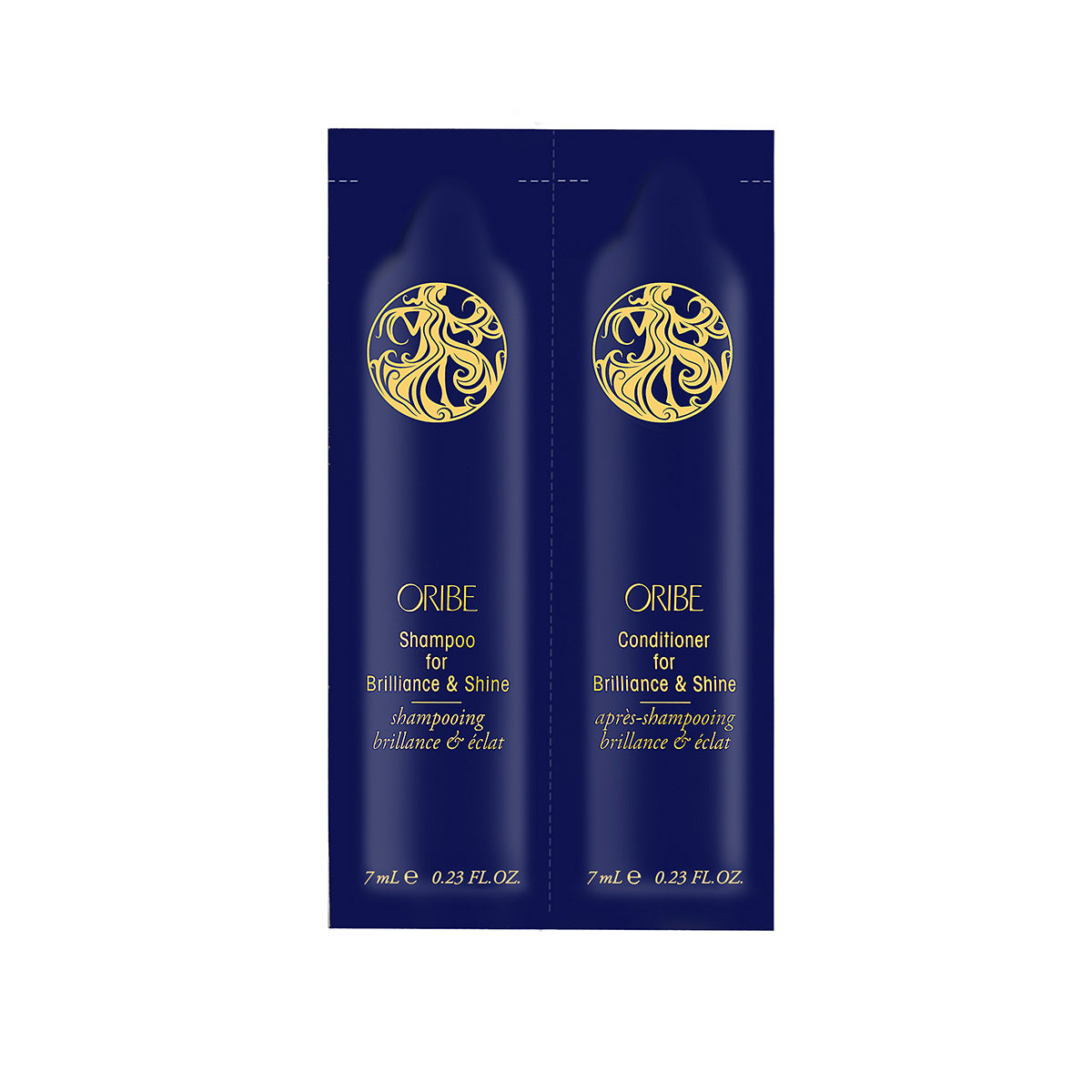 Brilliance & Shine Shampoo and Conditioner Set - Sulfate Free Hair Care for Shiny, Healthy Locks - Perfect for Travel, Gym, and Daily Use