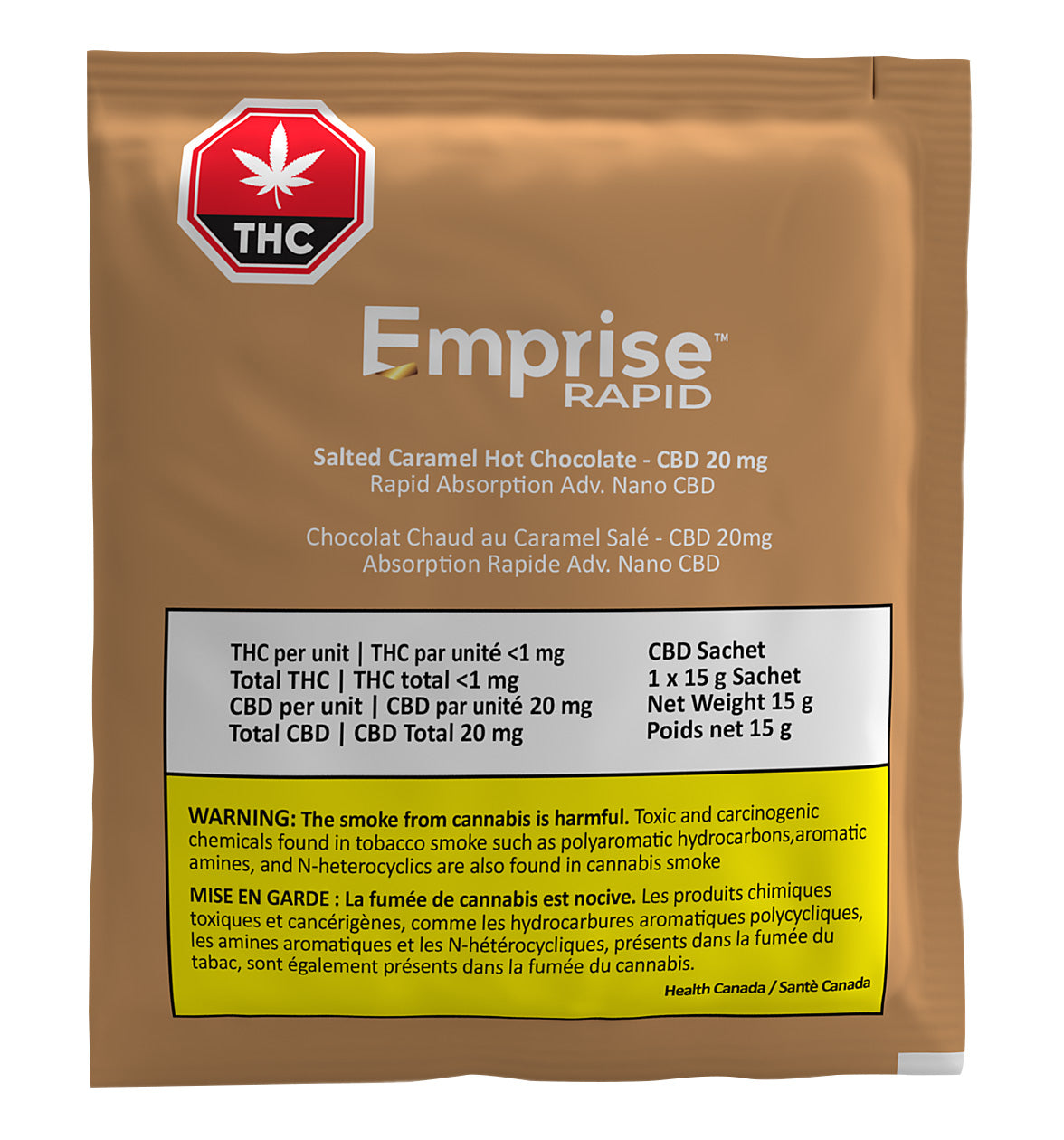 Premium Emprise Rapid Salted Caramel Hot Chocolate Mix - Rich & Creamy Instant Cocoa Drink for Cozy Nights, Winter Warmth & Holiday Gifting