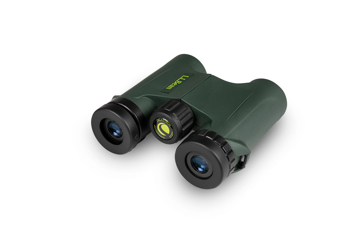 L.L. Bean Discovery 10x25 Compact Binoculars for Adults - Lightweight Green Outdoor Binoculars for Bird Watching, Hiking, Travel & Wildlife Observation