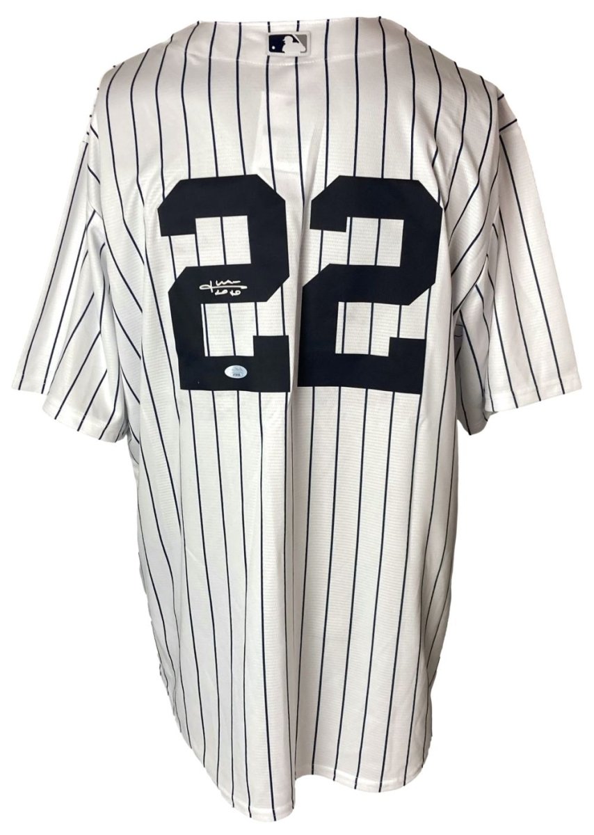 Authentic Juan Soto Signed New York Yankees Nike Limited Edition Baseball Jersey with JSA Certification - Perfect for Yankees Fans, Sports Memorabilia Collectors, and Baseball Enthusiasts