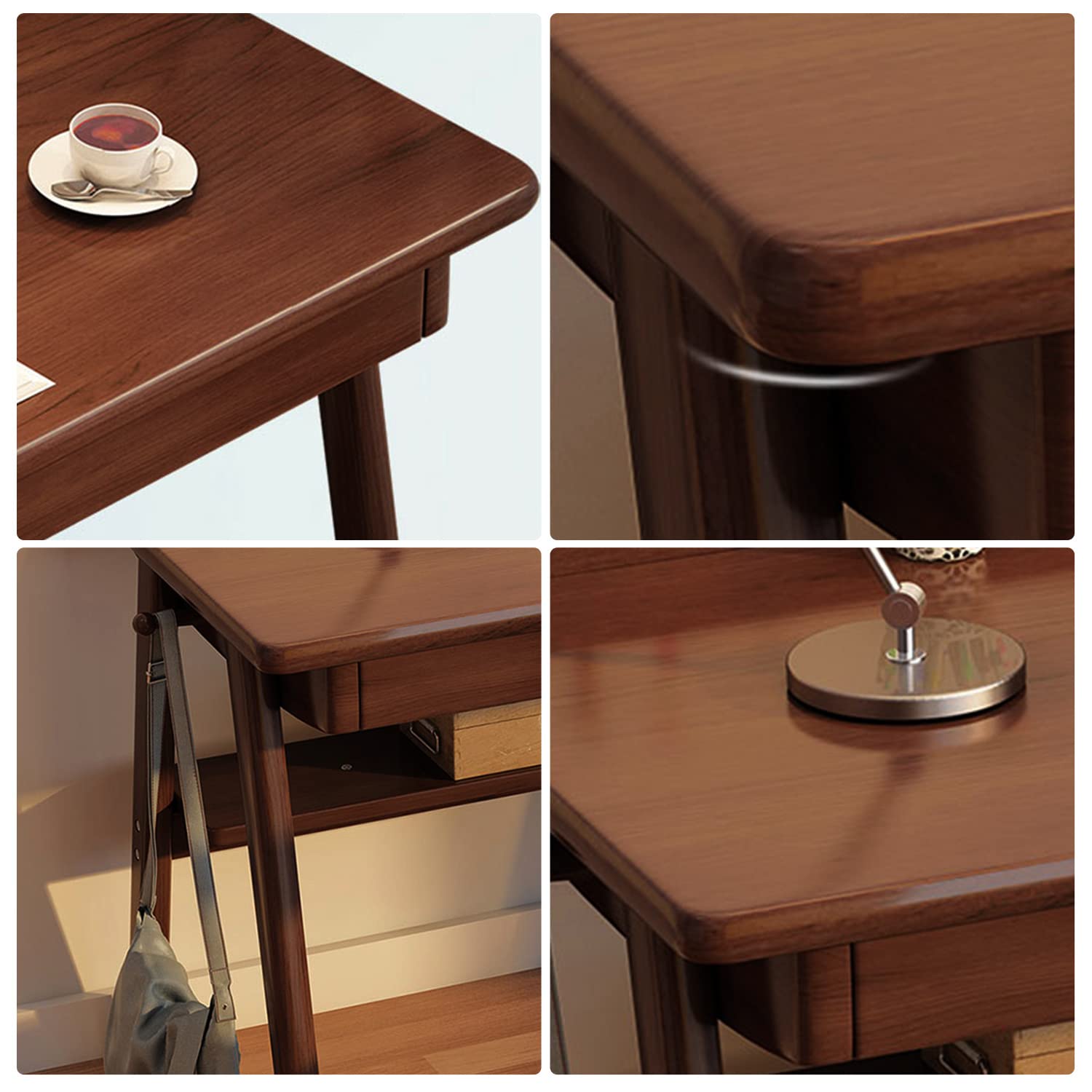 Solid Wood Writing Desk - 47