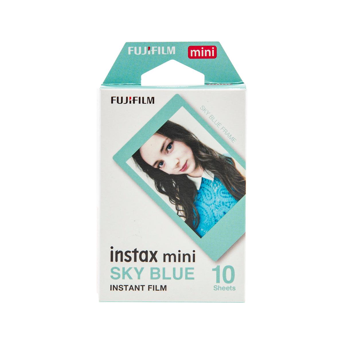 FUJIFILM Instax Mini Instant Film - Sky Blue Color for Instant Camera, Perfect for Parties, Travel & Memorable Moments