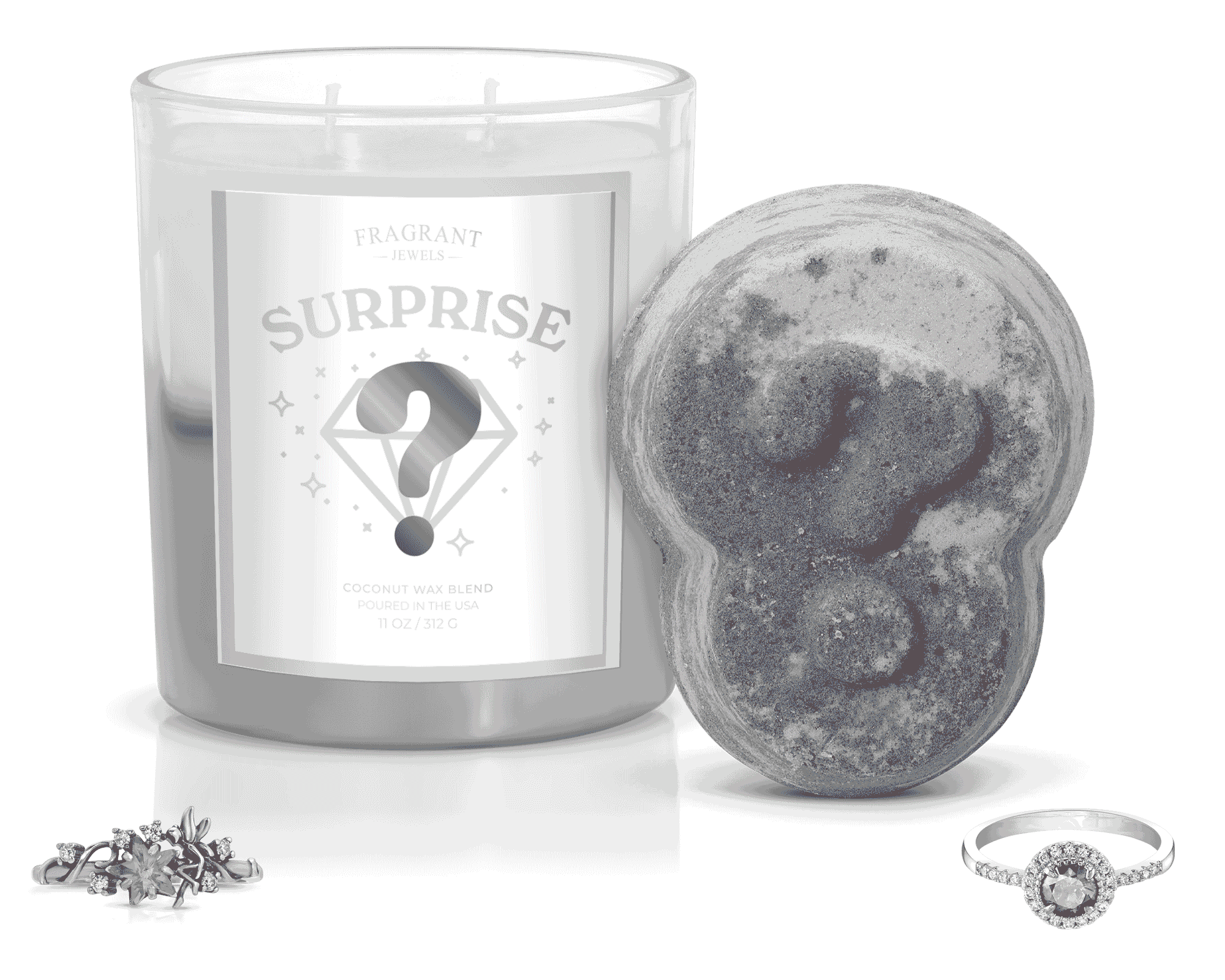 Monthly Inner Circle Surprise Candle & Bath Bomb Gift Set - Luxury Self-Care Subscription Box for Relaxation & Spa Nights at Home