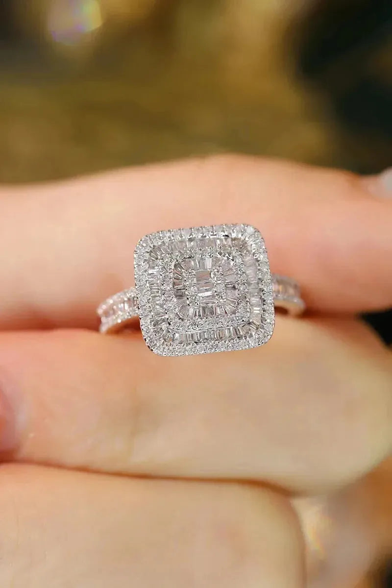 18K White Gold Diamond Engagement Ring for Women - 0.85 Carat Natural Diamond Wedding Ring, Elegant Luxury Jewelry for Proposals, Anniversaries & Special Occasions