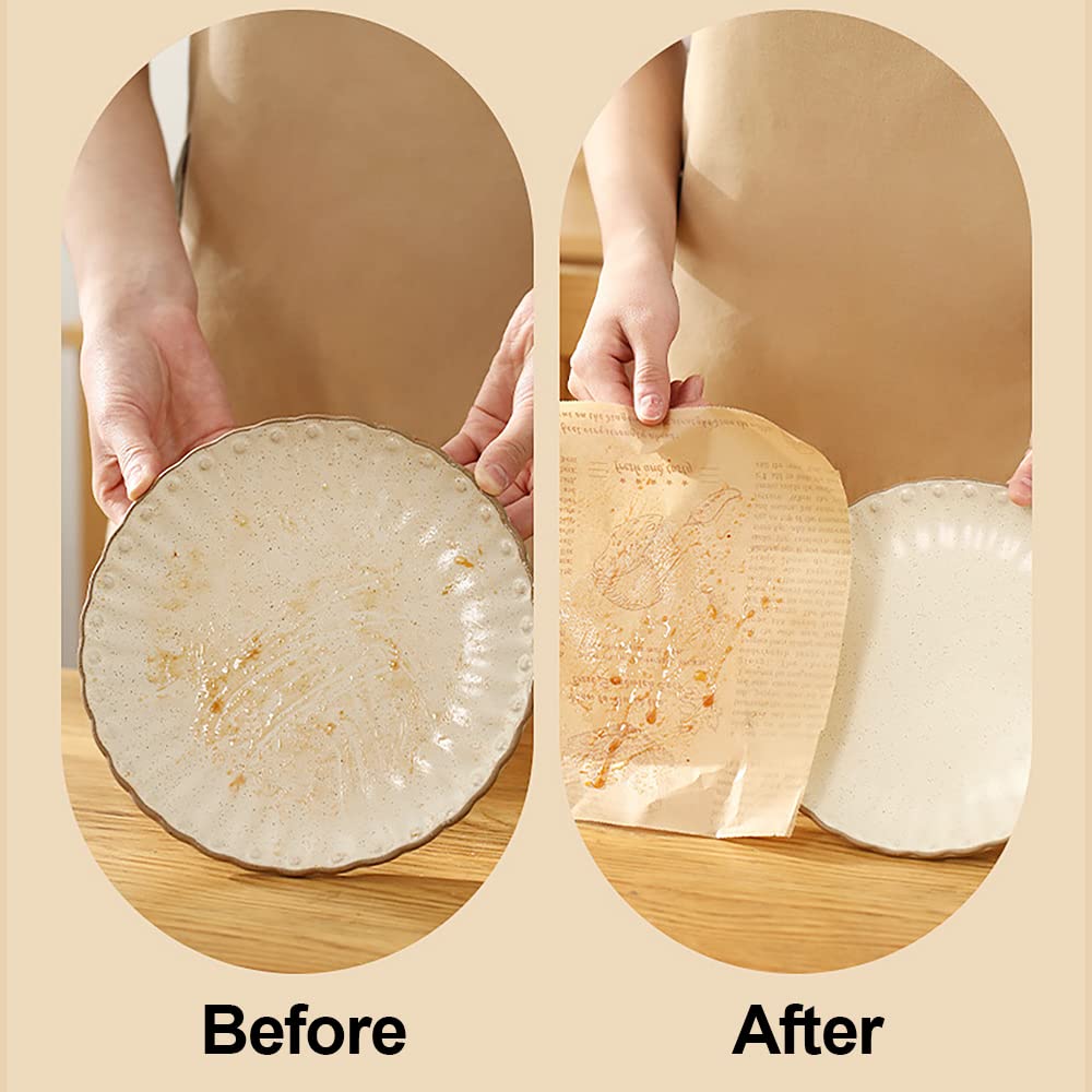 A-XINTONG Parchment Paper Roll - Non-Stick, Waterproof & Greaseproof Baking Paper for Air Fryer, Oven, Grilling, Cooking - Perfect for Baking, Sandwich Wrapping, Food Packaging & Meal Prep - Ideal for Home Kitchen, Restaurants & BBQ Parties