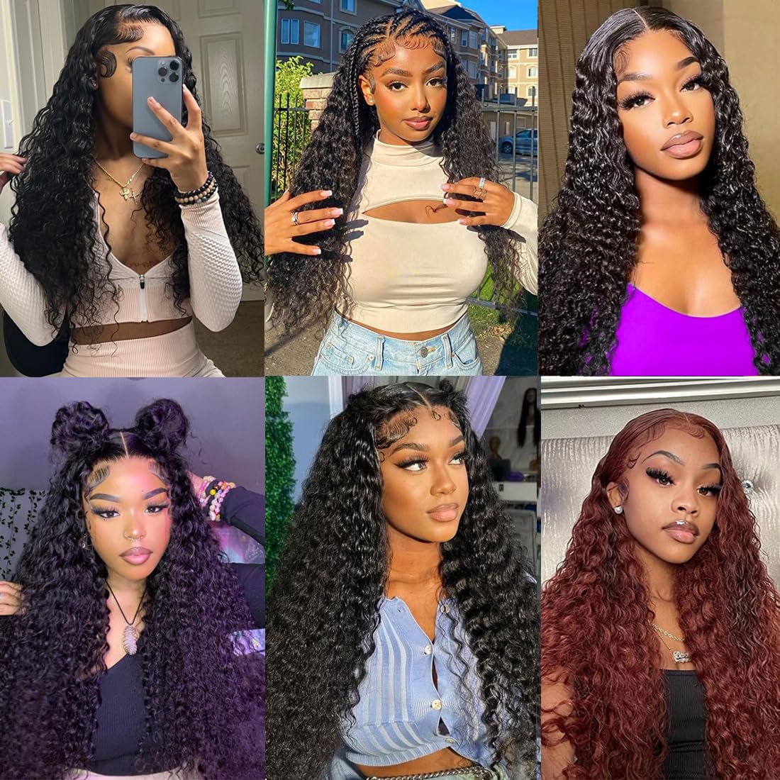 12A Brazilian Virgin Human Hair Bundles 24 26 28 Inch - Water Wave Wet & Wavy Natural Color Hair Extensions (3 Bundles) for Stunning Beach Waves & Everyday Glamour