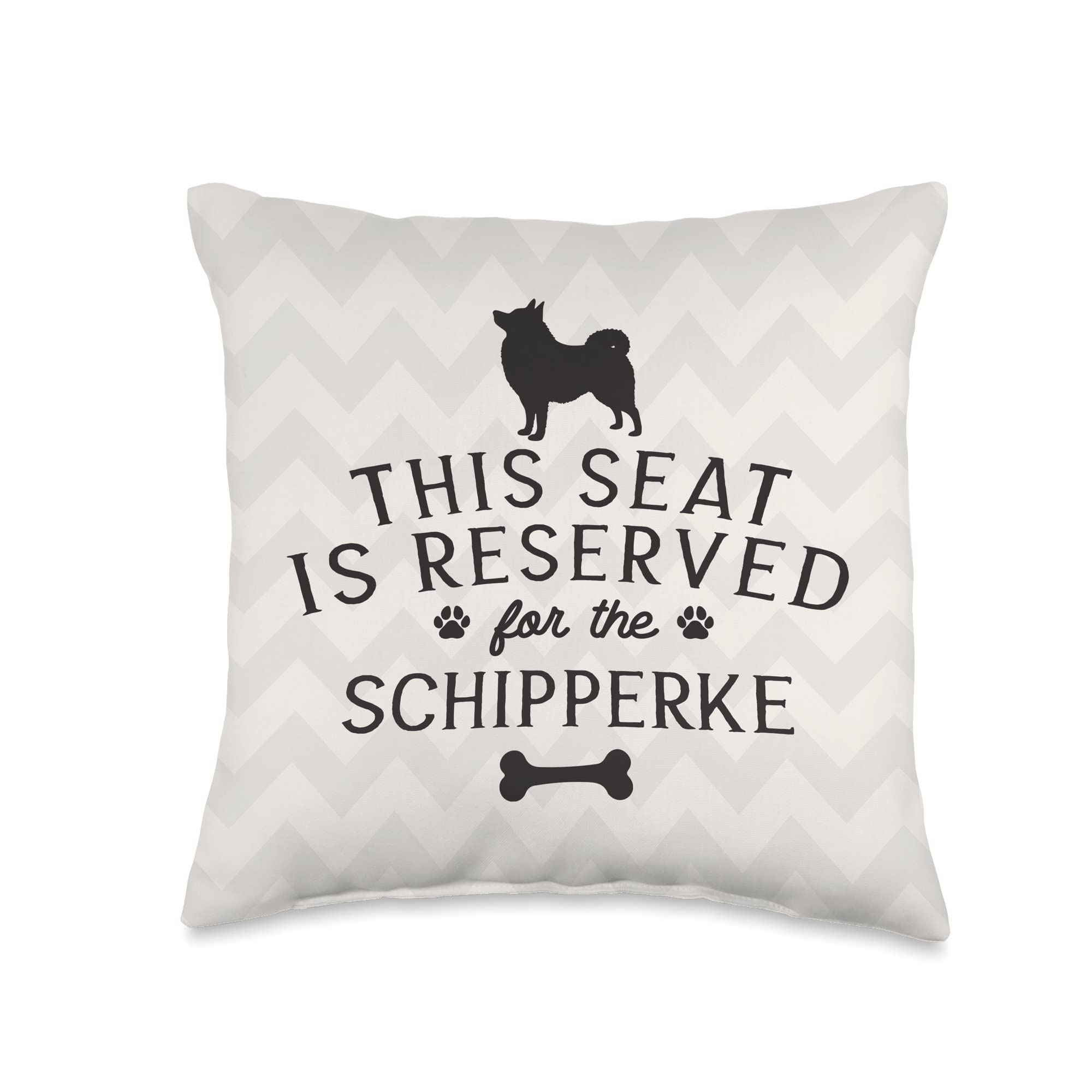 Custom Schipperke Dog Breed Throw Pillow - Perfect Gift for Dog Lovers & Pet Parents - Cozy Home Decor for Living Room, Bedroom or Nursery
