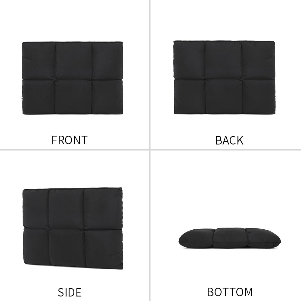 Canvaslife Puffy Laptop Sleeve 14.4 Inch - Quilted Puffer Case for Women & Men, Protective Cover Compatible with MacBook Pro 14