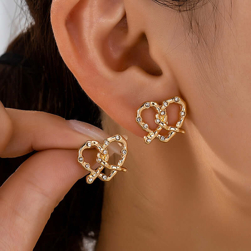 Stylish Baguette Stud Earrings | A2844 | Perfect for Everyday Wear & Special Occasions