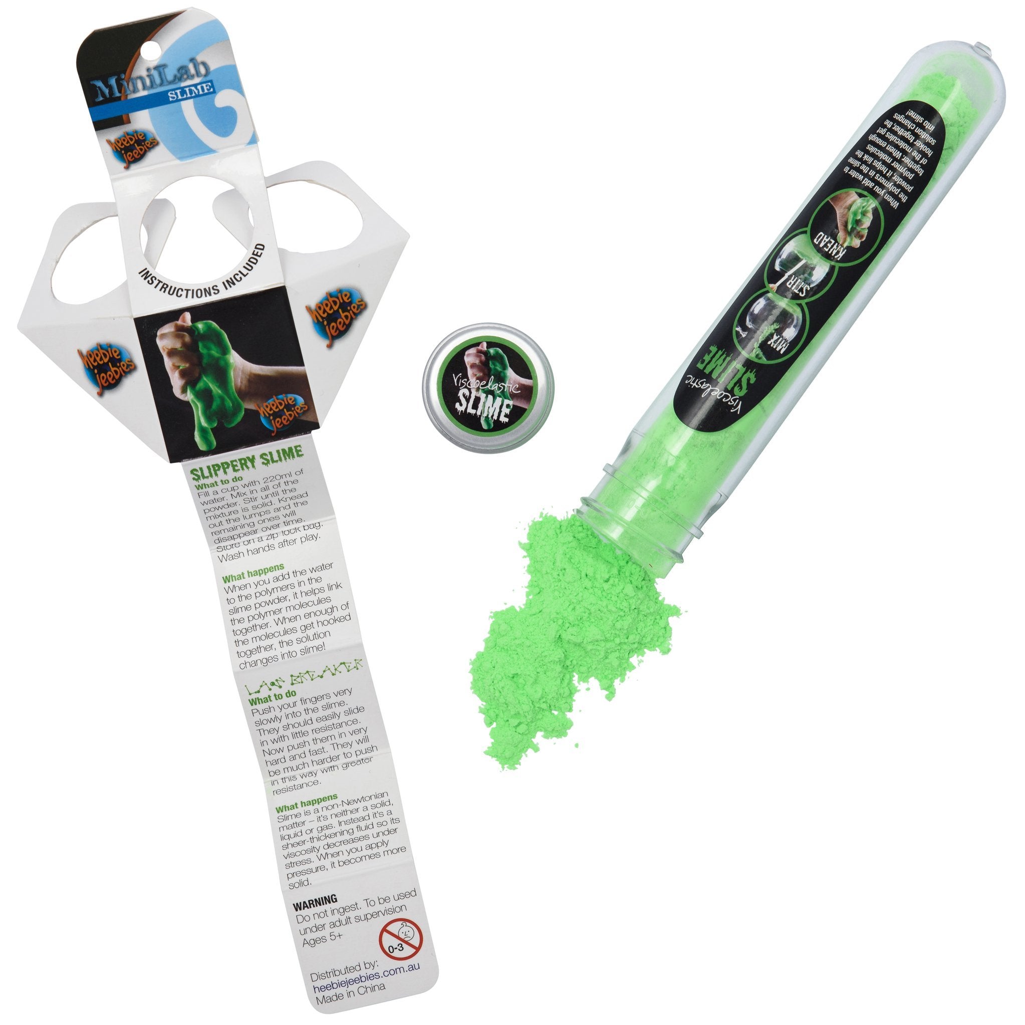 Viscoelastic Slime in a Test Tube – Fun Science Toy for Kids | Stress Relief & Sensory Play | Perfect for STEM Learning & Party Favors