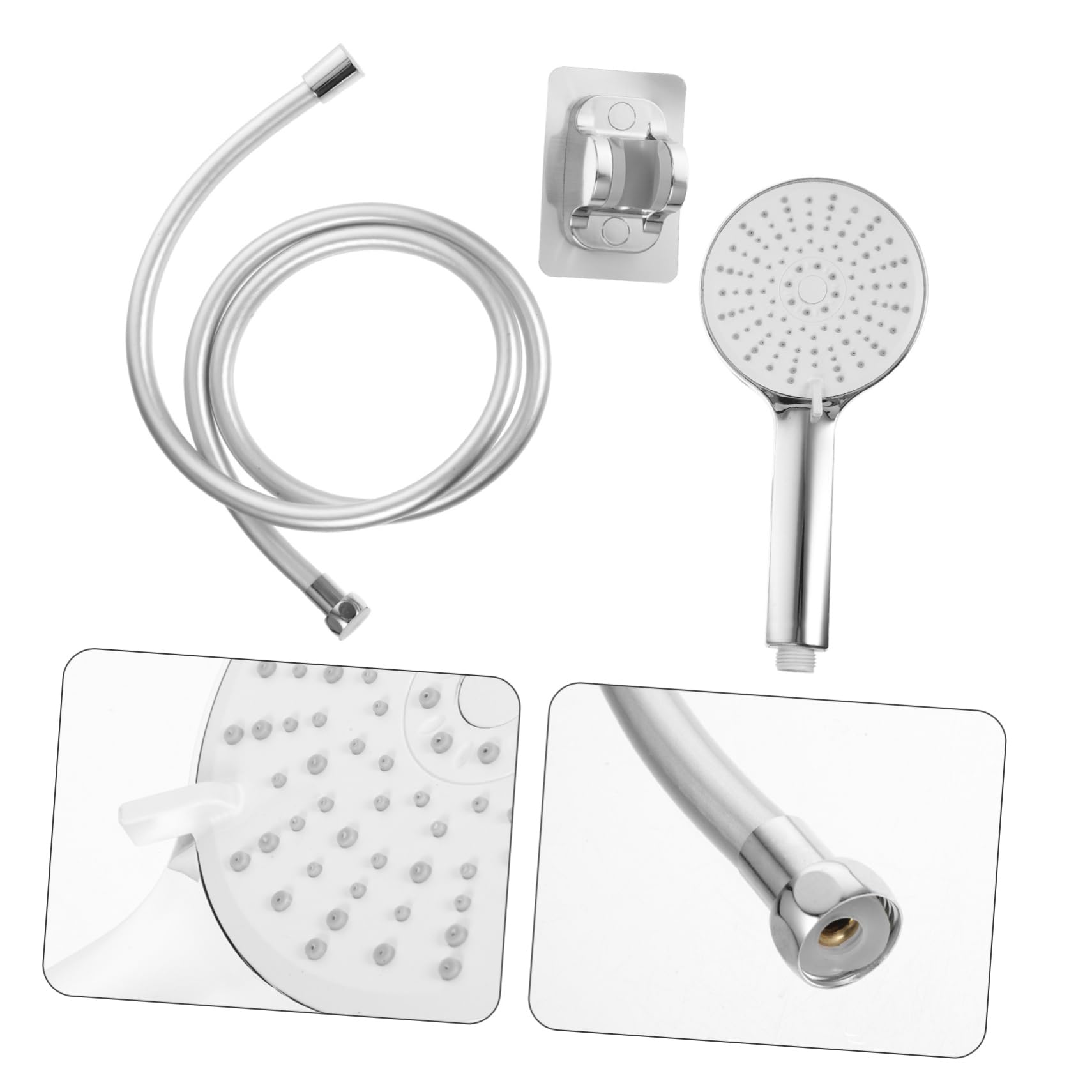 Cabilock 1 Set High Pressure Shower Head with 5 Spray Modes - Bathroom Accessories for Spa-Like Experience - Perfect for Home, Hotel & Gym Use