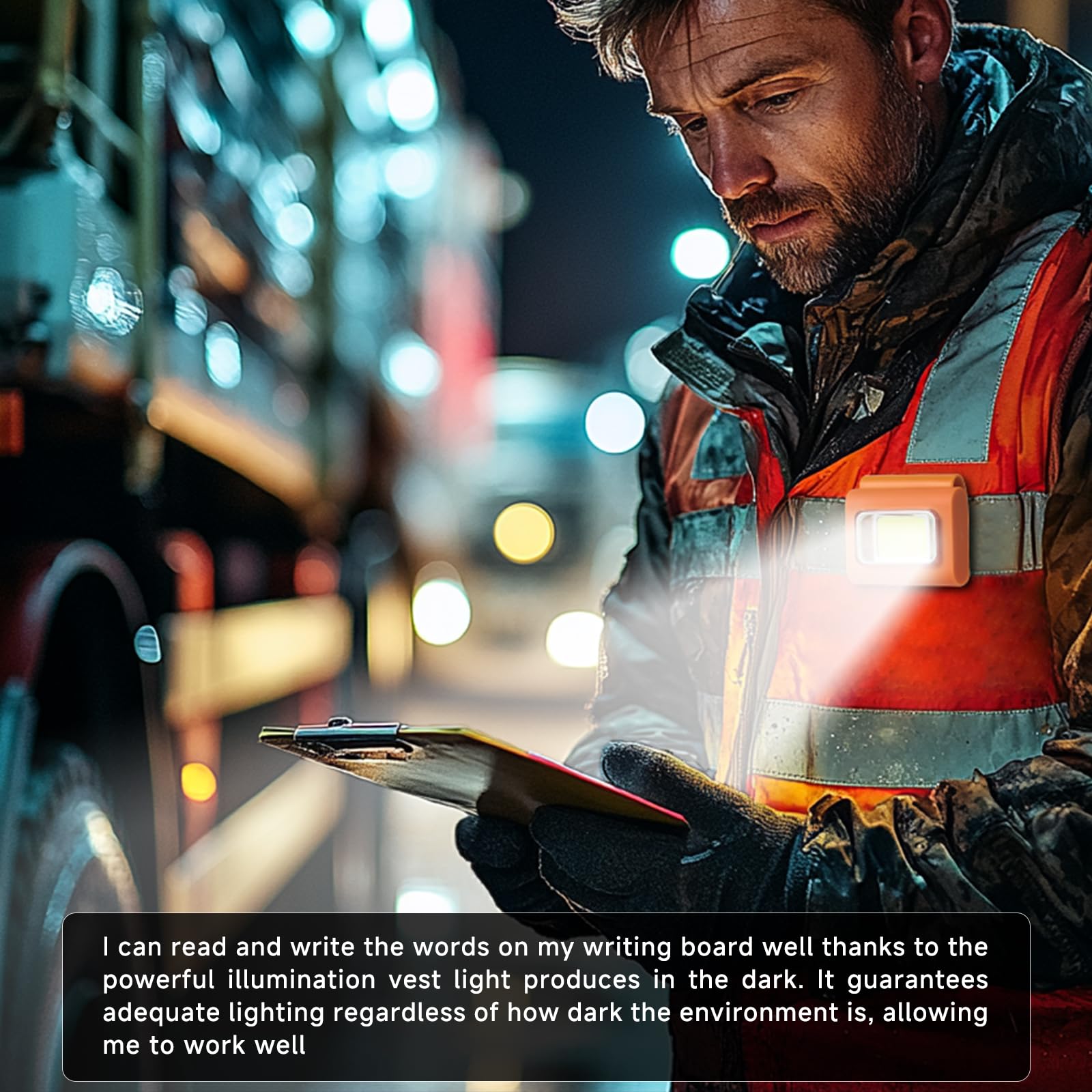 Best Reflective Safety Vest with LED Lights for Running, Cycling & Night Work - High Visibility Gear for Outdoor Activities