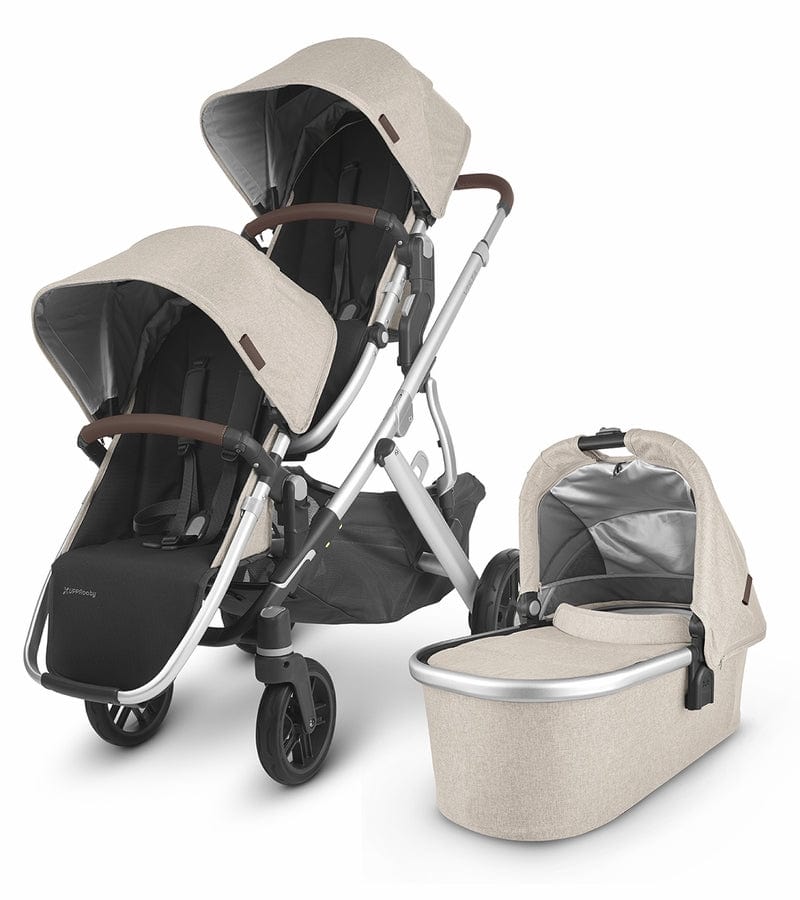 UPPAbaby Vista V2 Double Stroller with RumbleSeat V2 - Lightweight Compact Baby Stroller for Twins or Siblings - Perfect for City Walks, Shopping & Travel