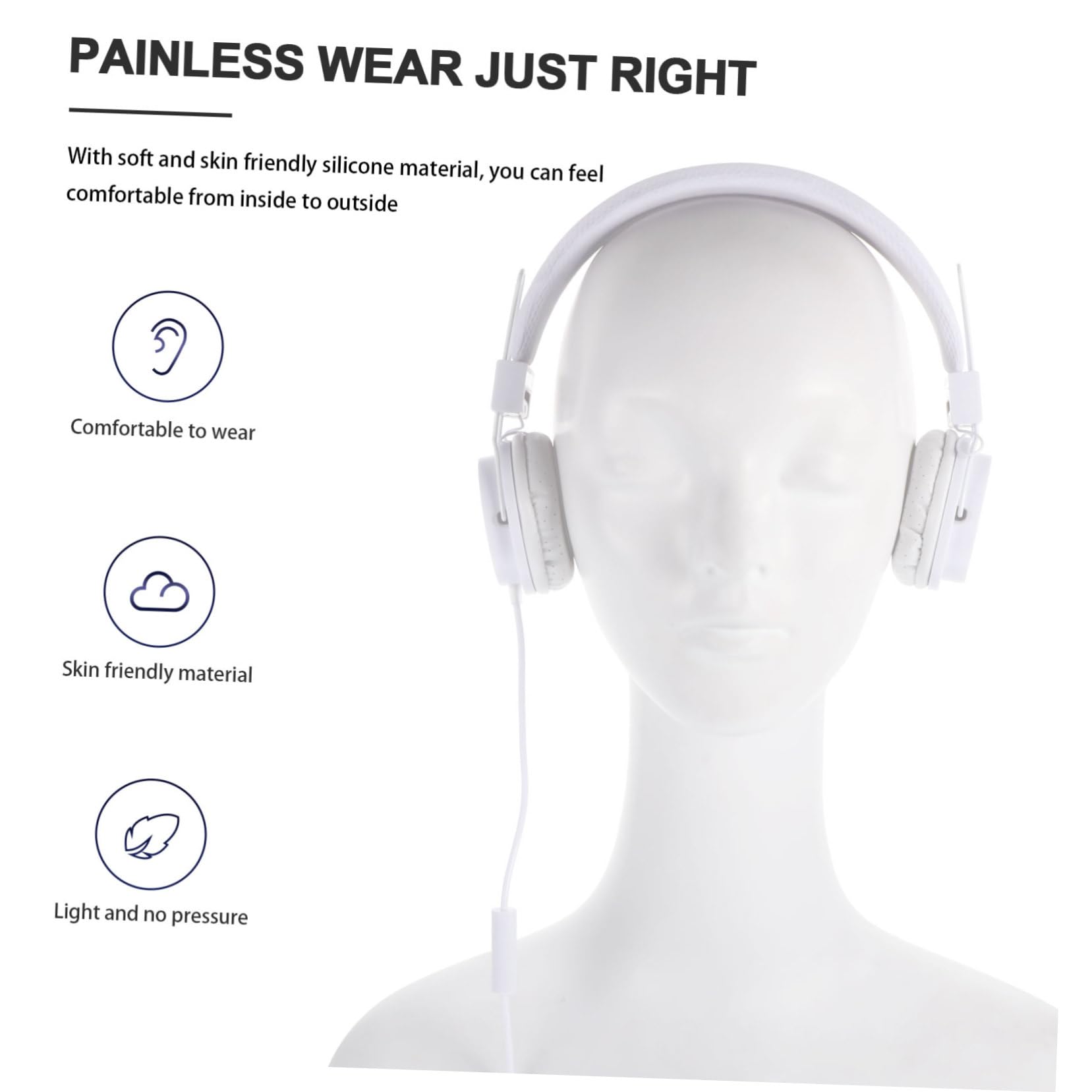 Hoement Wired Gaming Headphones with Microphone - Over-Ear PC Headset with Volume Control for Computer, PS5, Xbox - Perfect for Gaming, Streaming & Online Meetings