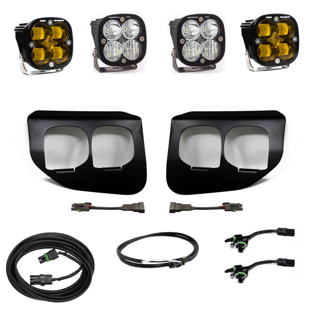 2022 Ford F250/350 Baja Designs Squadron PRO/SAE Dual Fog Light Kit - High Performance LED Off-Road Lighting for Trucks & SUVs - Perfect for Night Driving, Off-Roading & Adventure