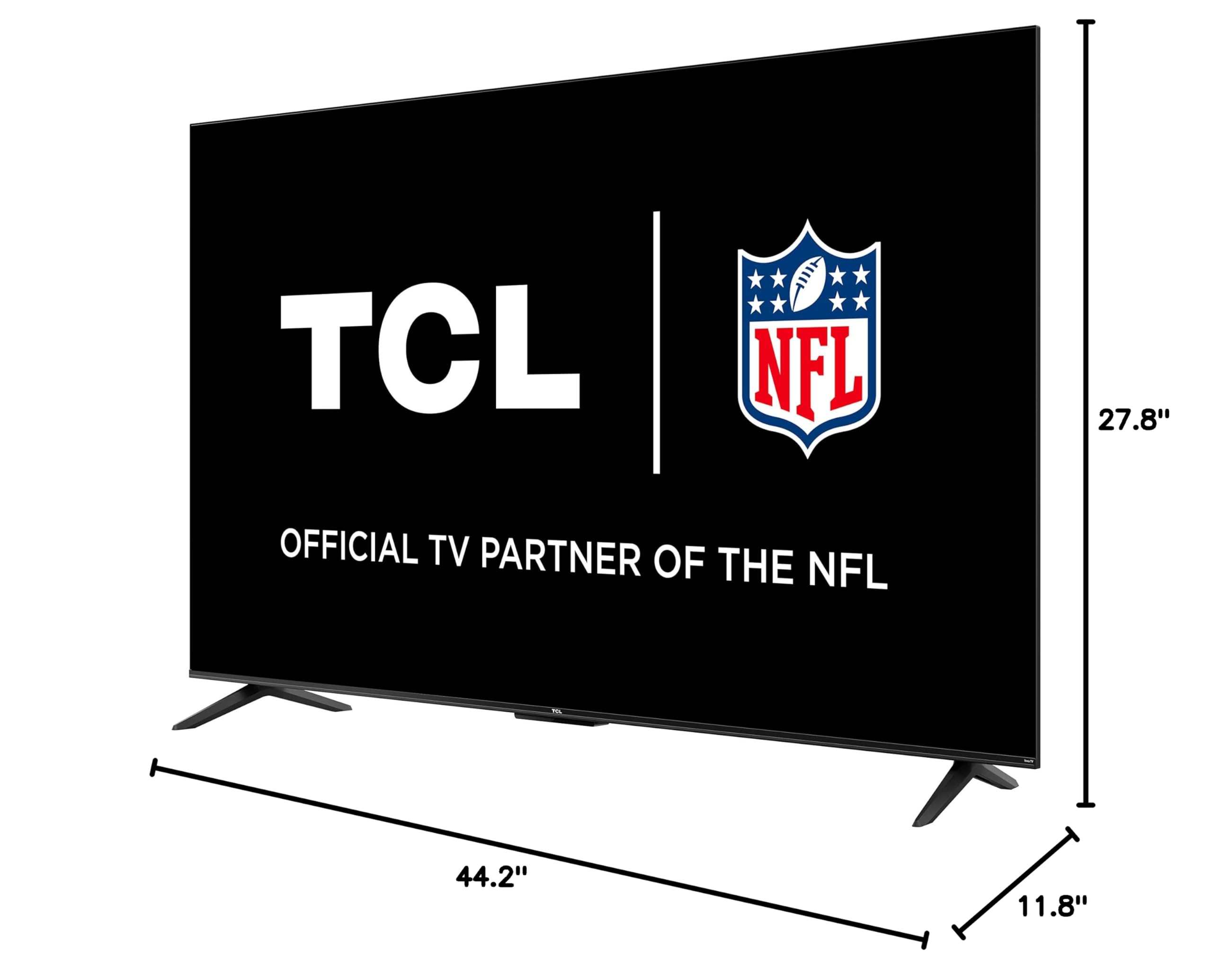 TCL 50S455 50-Inch 4K UHD HDR Smart Roku TV (2022 Model, Black) - Streaming, Gaming & Home Entertainment for Living Room & Bedroom