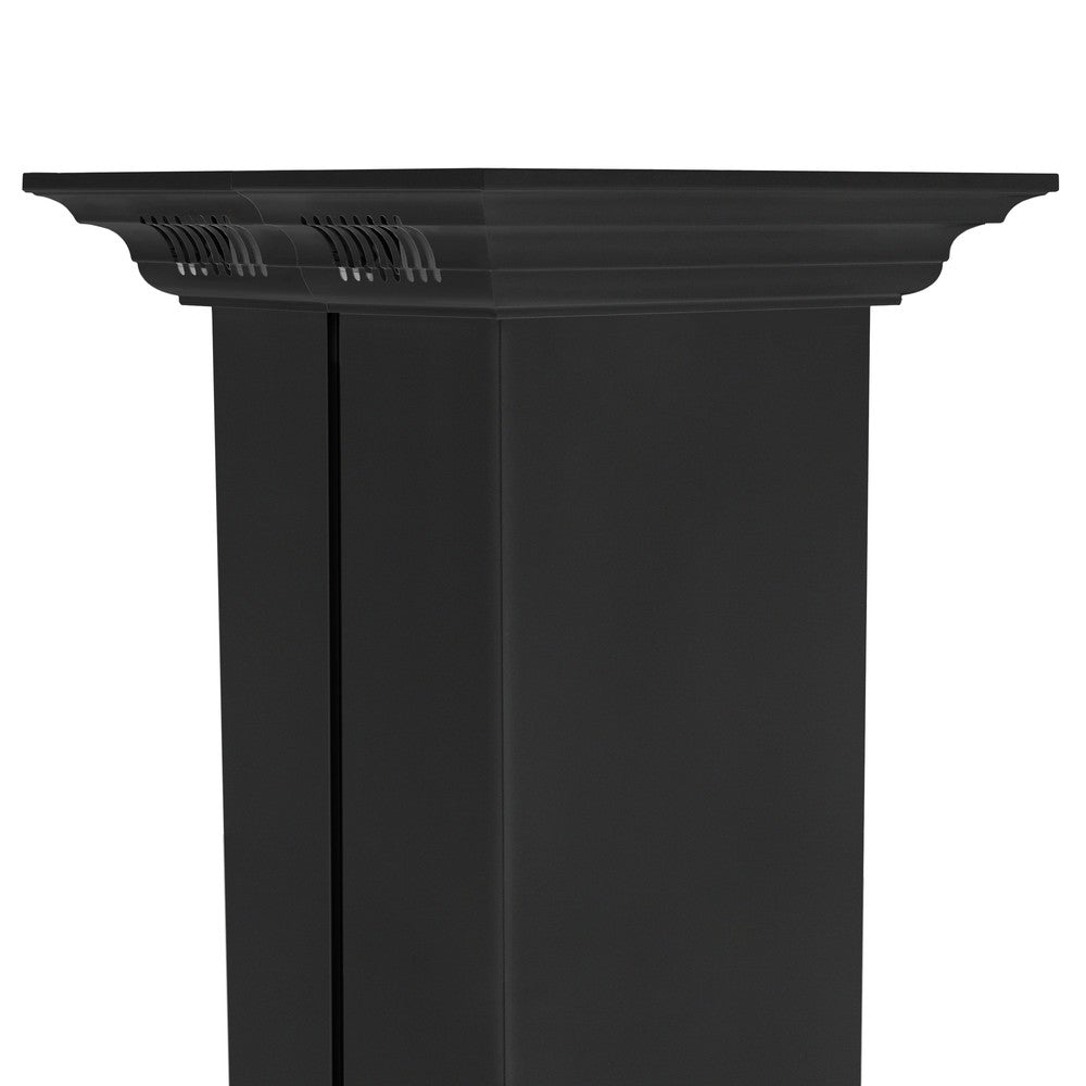 ZLINE Black Stainless Steel Crown Molding with Built-in Bluetooth Speakers (CM6 BT BSGL2iN) - Perfect for Home Theater, Kitchen, and Living Room Audio Enhancement