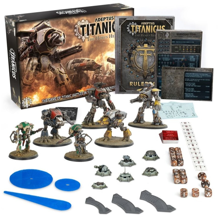 Adeptus Titanicus Core Game - Epic Miniature Battle Strategy Board Game for Warhammer 40K Fans | Perfect for Tabletop Gaming, Collectors & Competitive Play