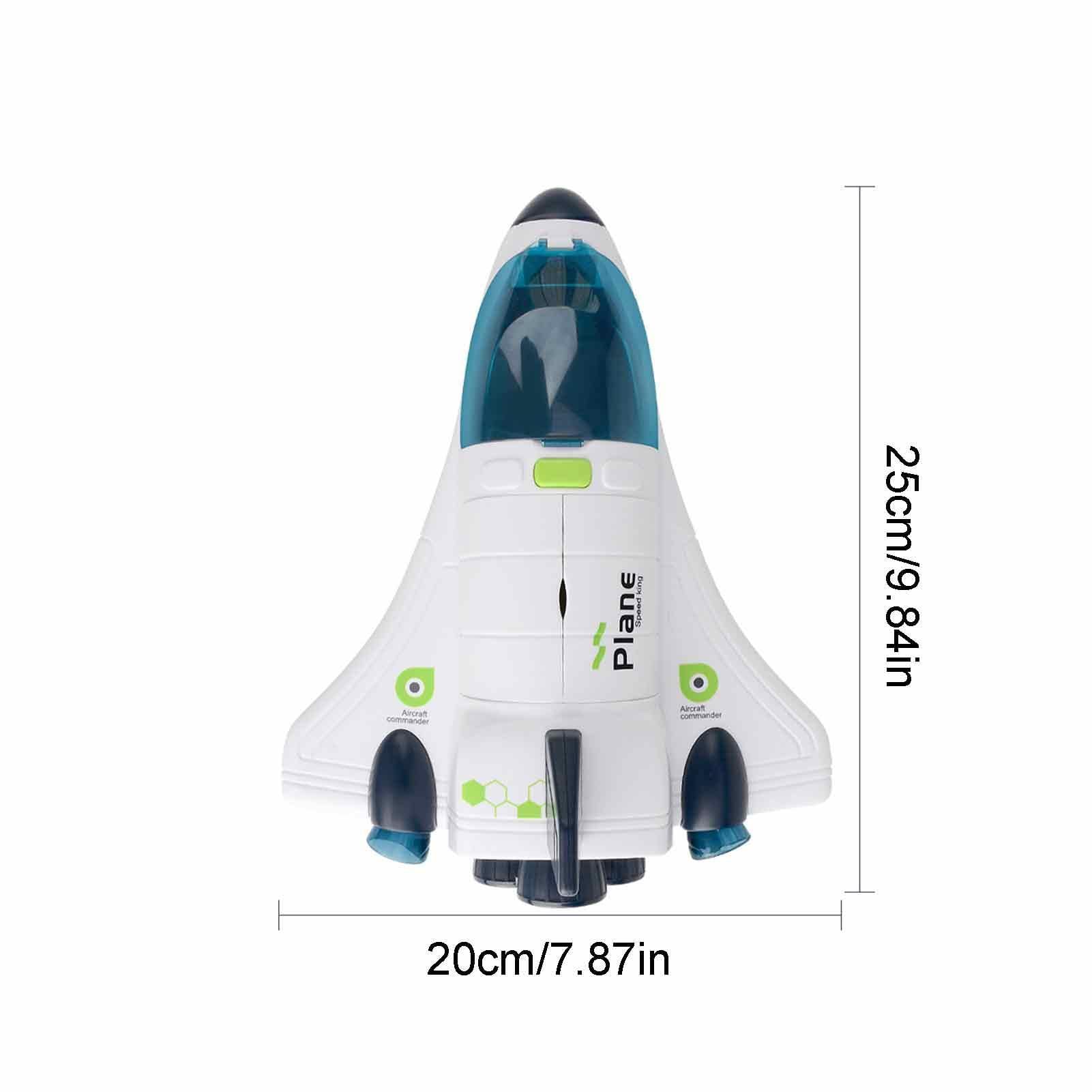 Space Rocket Shuttle Astronaut Toys for Kids Ages 3-8 - Light & Sound Spaceship, Rover Adventure Playset - STEM Learning & Imaginative Play for Boys & Girls