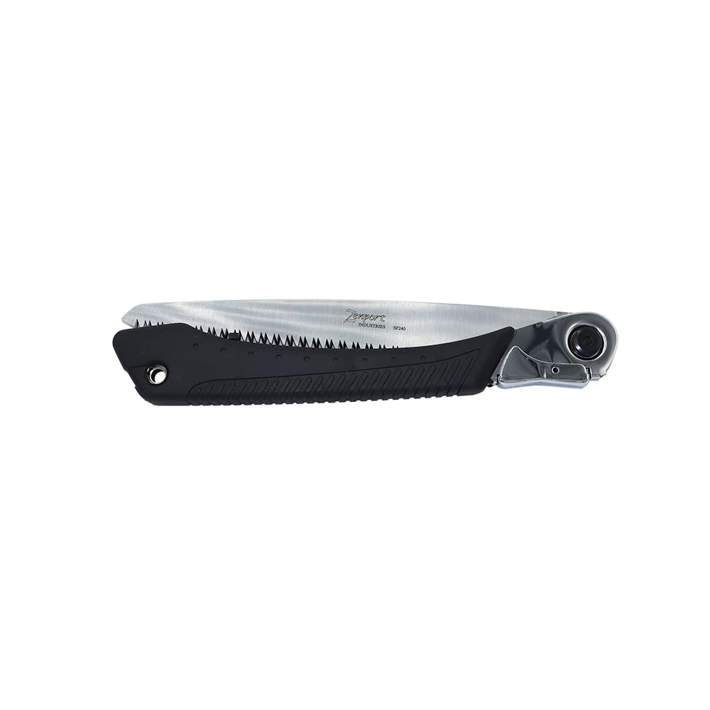 Zenport SF240 9.5-Inch Tri-Edge Folding Saw with Steel Handle - Perfect for Camping, Gardening & Outdoor Wood Cutting
