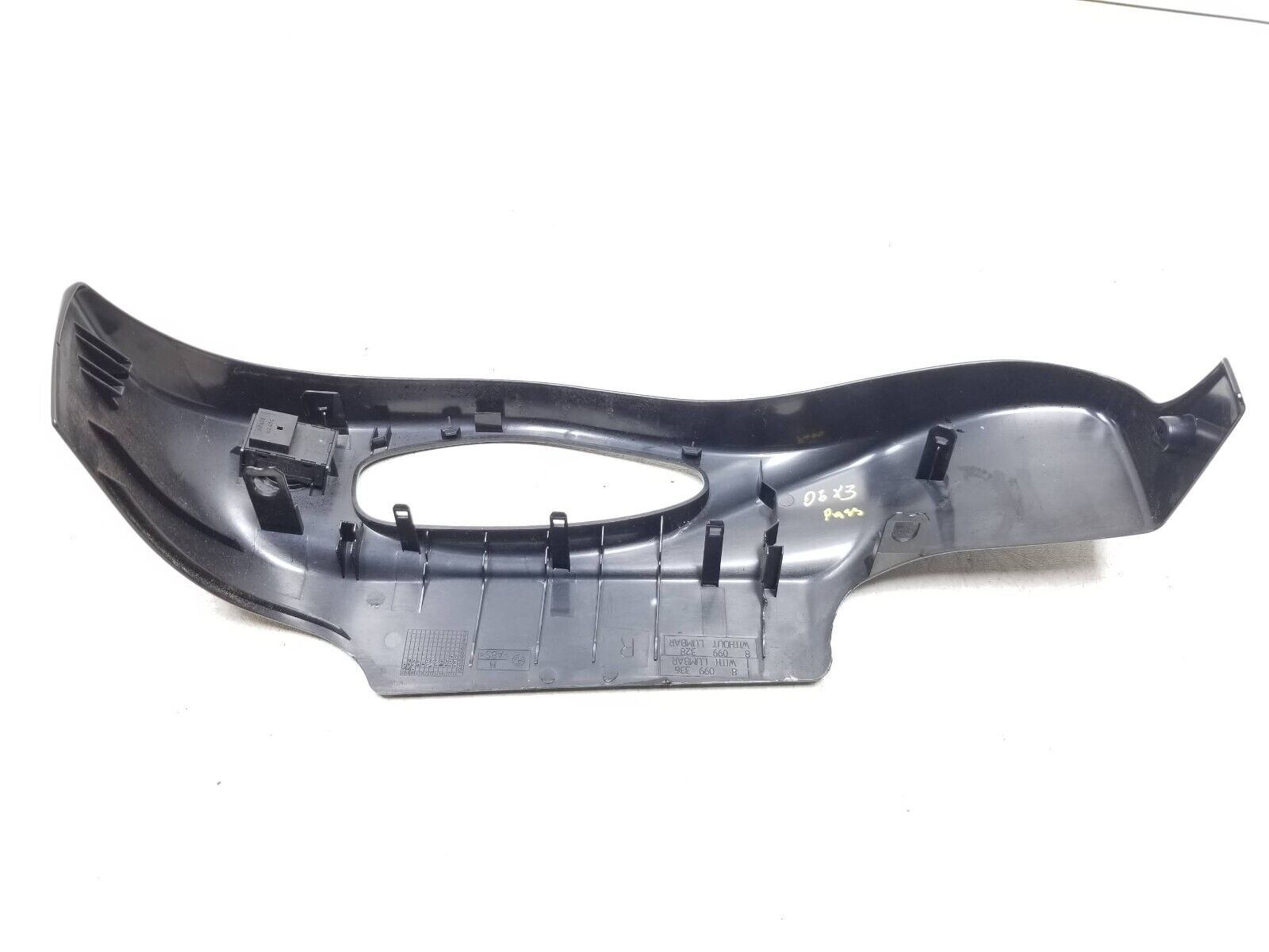 04 06 BMW X3 Front Passenger Side Seat Trim with Guide Sleeve & Knob - Right Side OEM Replacement Part for Comfort & Easy Installation