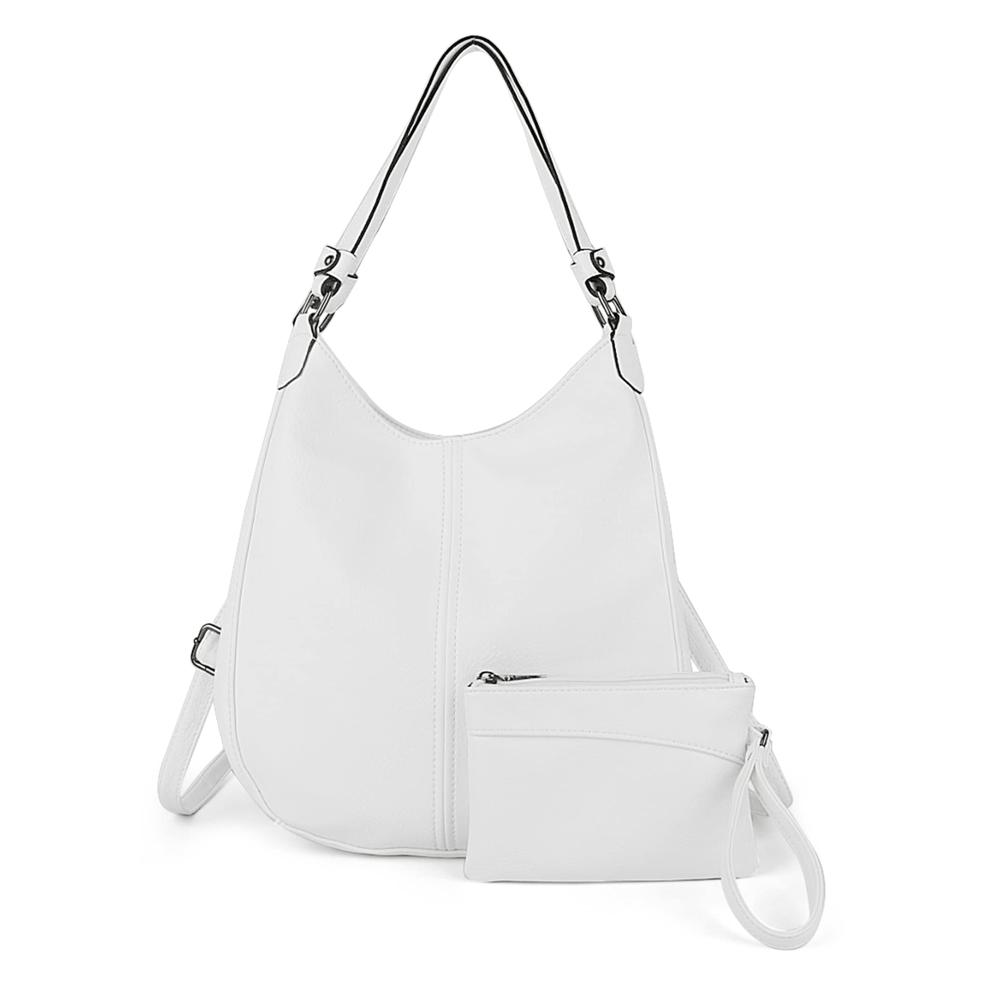 Stylish Women's Faux Leather Hobo Bags - Large Tote Shoulder Purse & Crossbody Handbag for Everyday Use, Work, Travel and Shopping