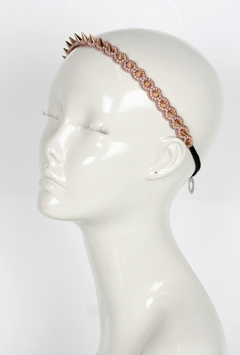 Elegant Rose Spike Headband for Women - Stylish Floral Hair Accessory for Parties, Weddings & Everyday Wear