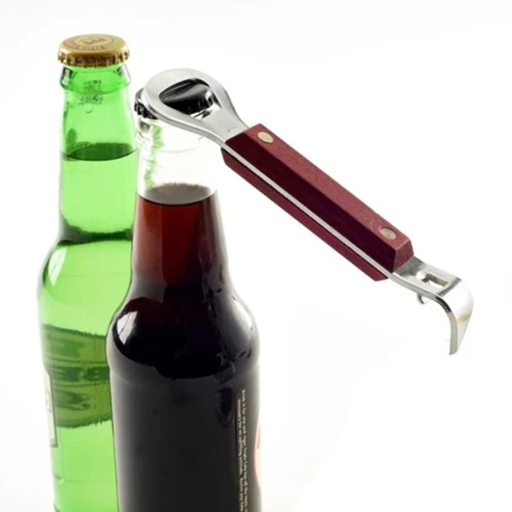 Norpro 3-Pack Brown Can Punch Bottle Opener - Durable Metal Bottle Cap Lifter for Beer, Soda & Home Brewing - Perfect for Parties, Camping & Outdoor BBQs