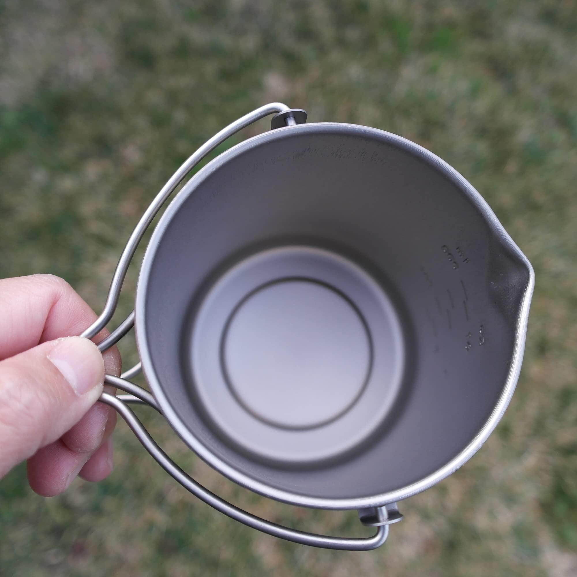 Titanium Camping Coffee Maker - Portable French Press, Coffee Pot & Tea Infuser - Lightweight Titanium Cup for Outdoor Adventures, Hiking & Backpacking Trips
