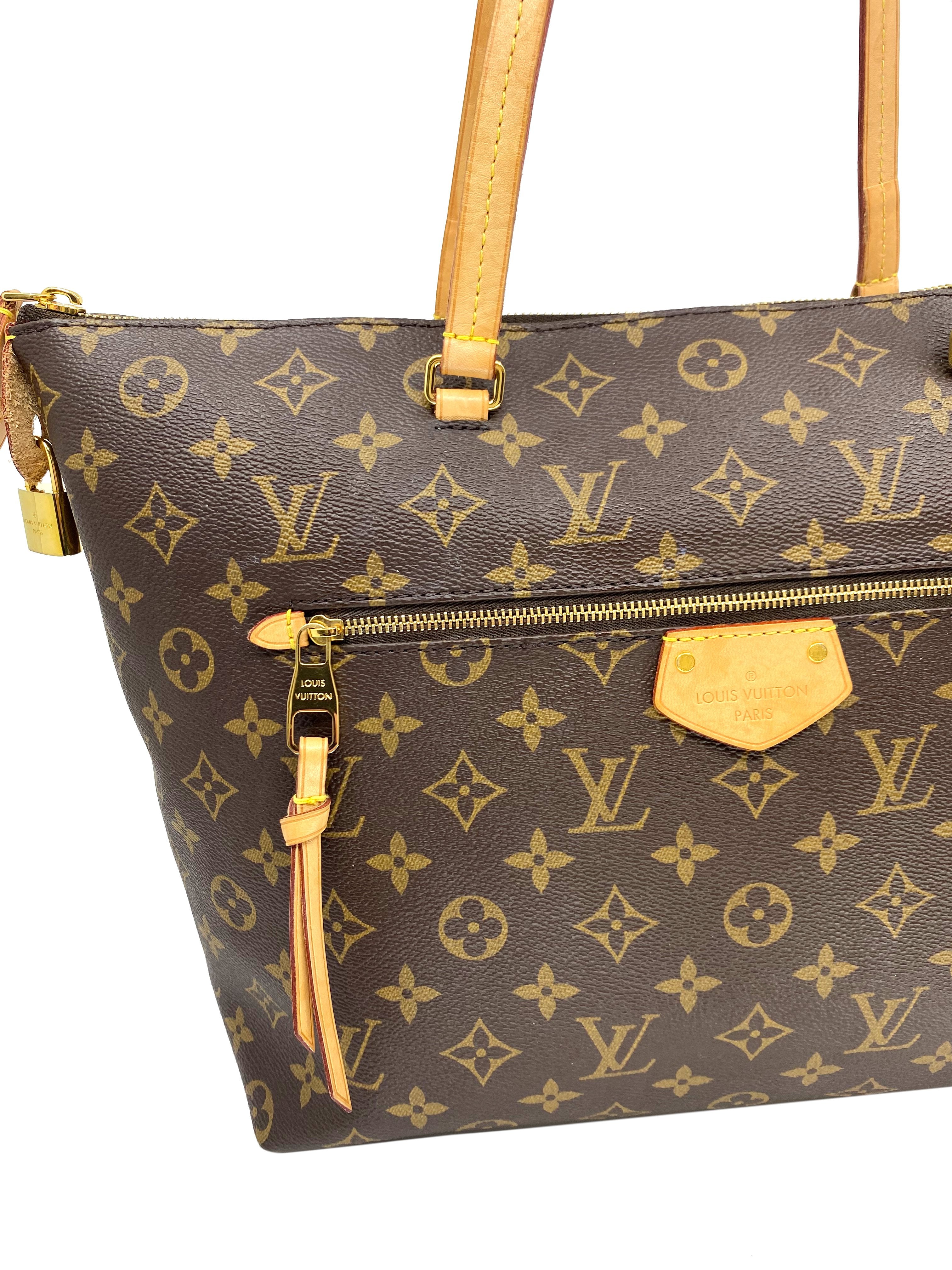 Authentic Louis Vuitton Monogram Canvas Iena MM Tote Bag - Luxury Designer Handbag for Women, Perfect for Work, Travel & Everyday Use