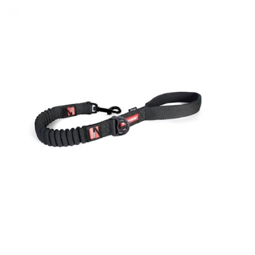 EzyDog Zero Shock Dog Leash - 60cm Black Heavy Duty Pet Lead for Training & Walking - Perfect for Medium to Large Dogs, Outdoor Adventures & Daily Walks