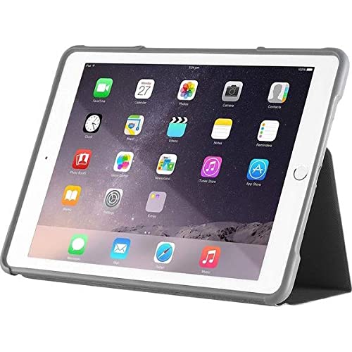 STM Dux Rugged Protective Case for Apple iPad Air 2 - Shockproof & Durable Black Cover (Model: stm-222-104J-01) | Perfect for Outdoor Adventures, Construction Sites & Travel Protection
