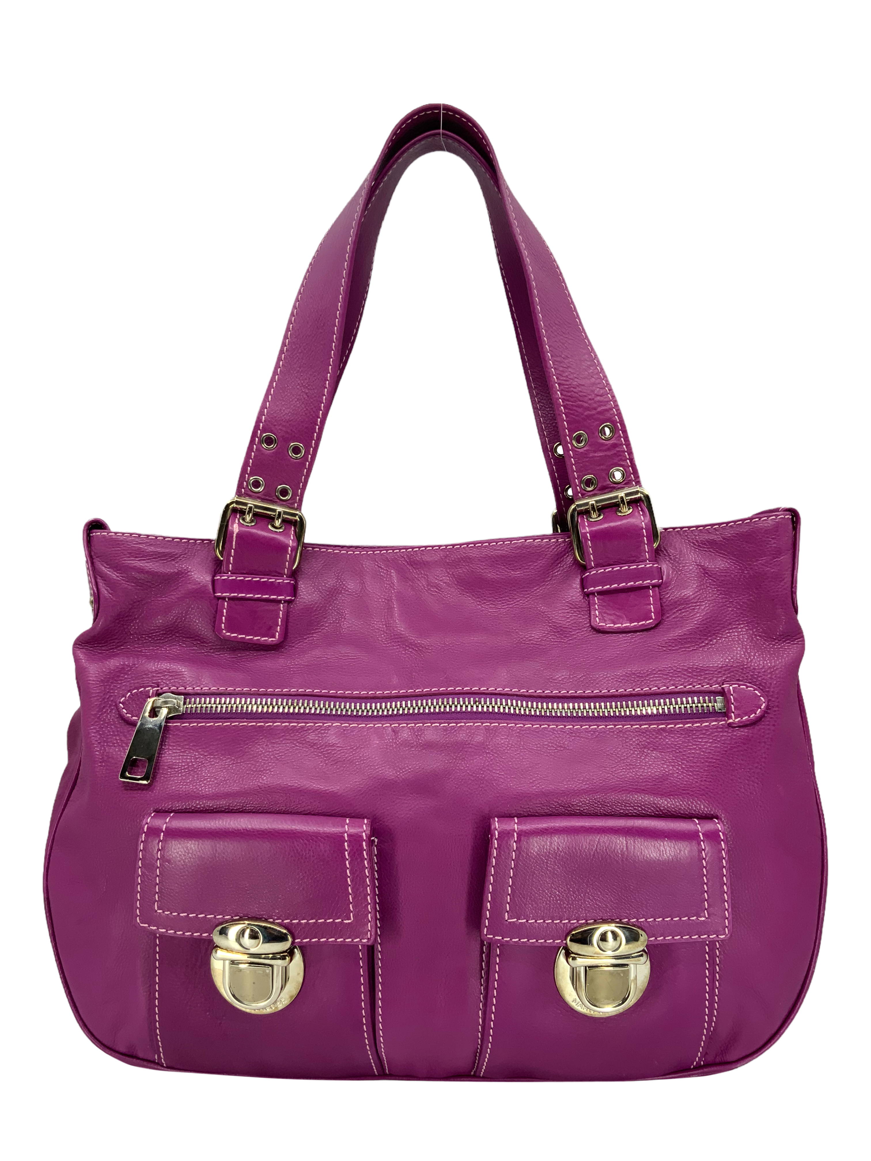 Marc Jacobs Large New Stella Calfskin Leather Handbag - Stylish Designer Tote for Women, Perfect for Work, Travel & Everyday Use