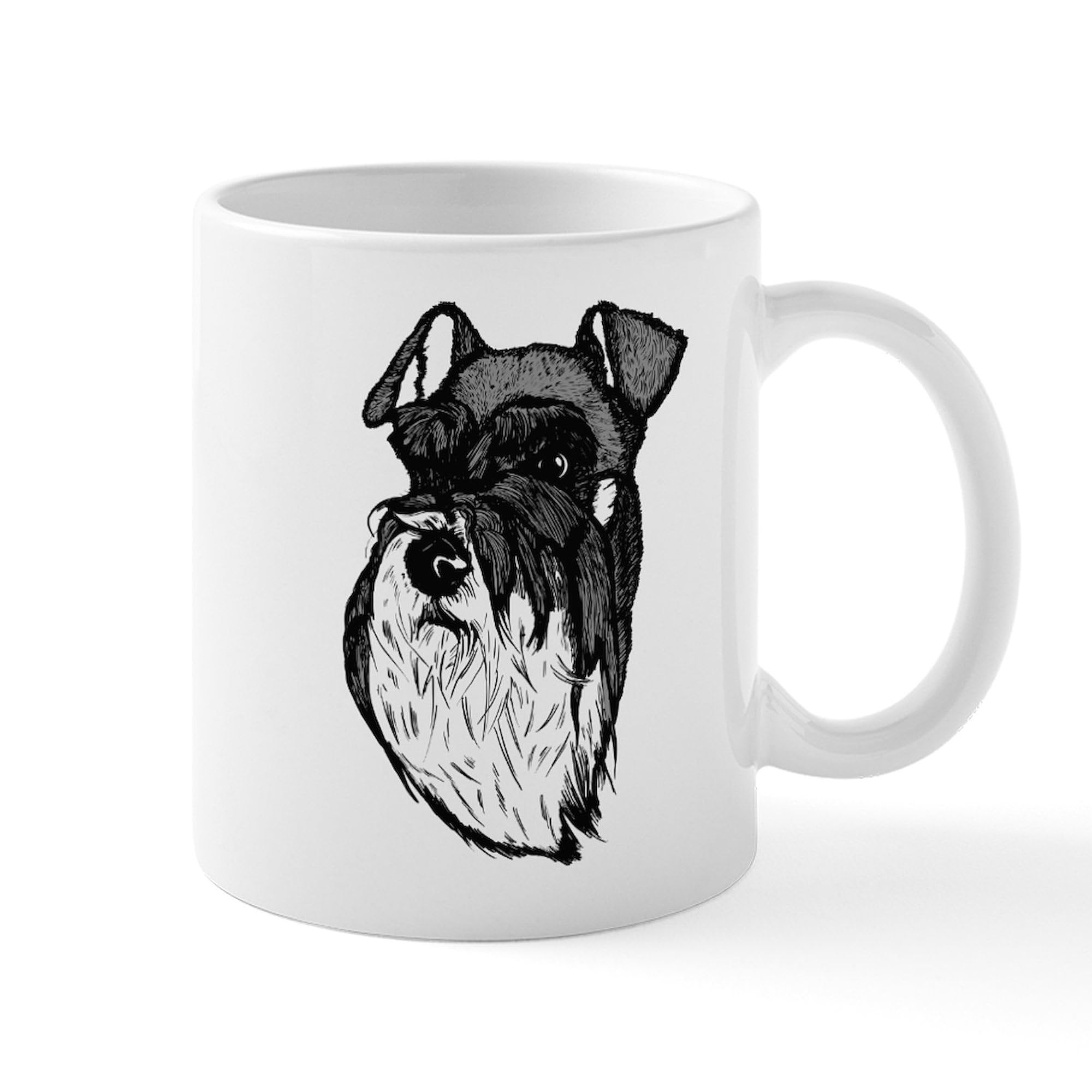 Miniature Schnauzer 11 oz Ceramic Coffee Mug - 325ml Dog Lover's Gift, Perfect for Home, Office & Pet Lovers - Cute Puppy Design for Tea, Hot Chocolate & Coffee