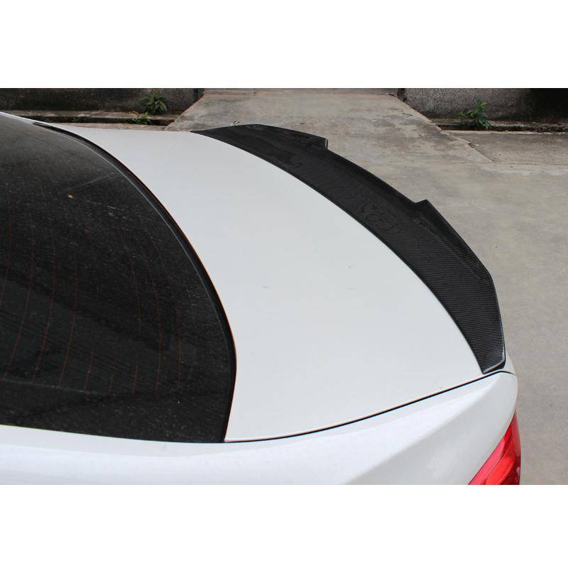 2014-2020 BMW 4 Series Coupe F32 Carbon Fiber Rear Spoiler Lip Wing - PSM Style Body Kit for Enhanced Aerodynamics & Sporty Look - Perfect for Car Enthusiasts & Street Racing