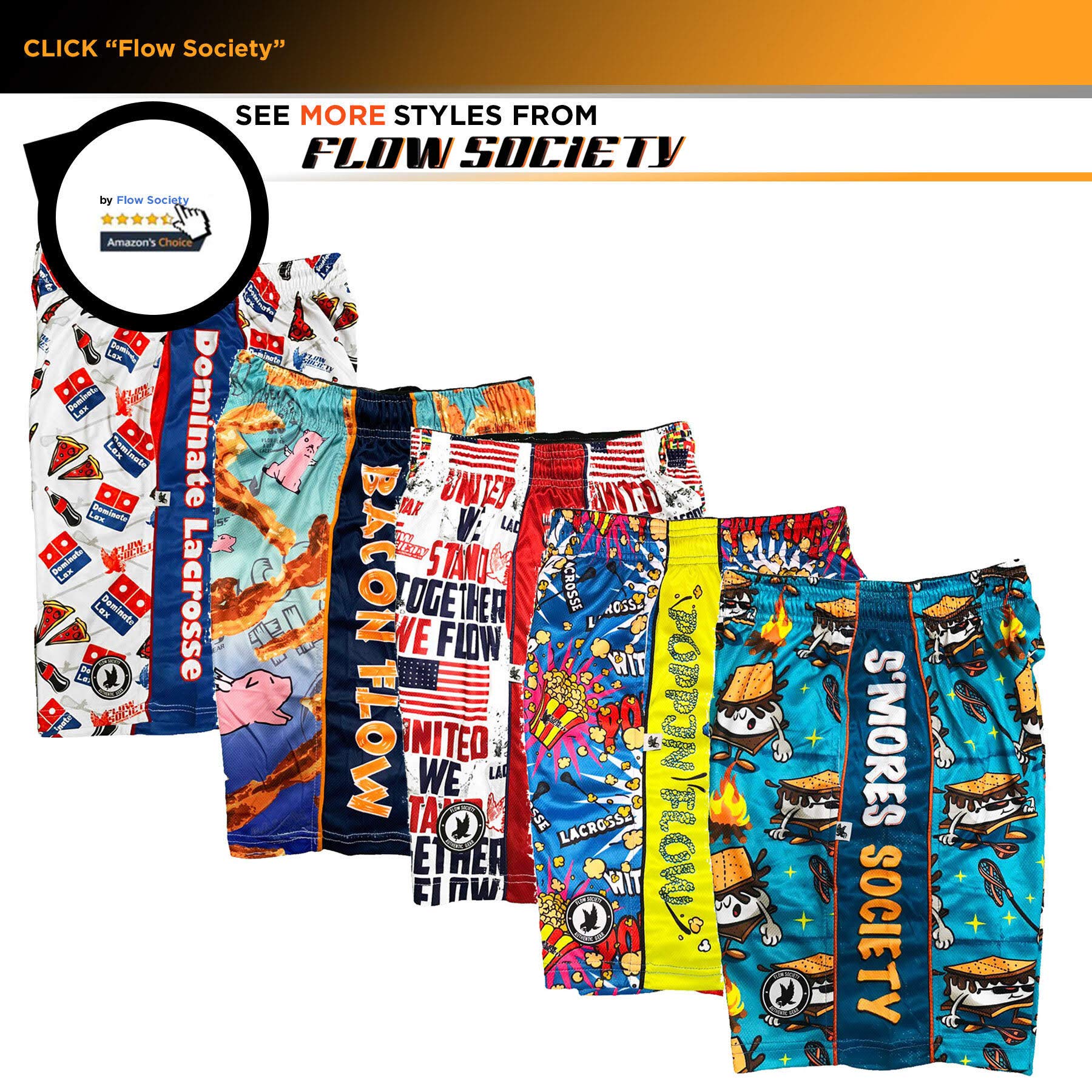 Flow Society Boys' LA Athletic Shorts - Lightweight Breathable Running Basketball Workout Shorts for Active Kids - Perfect for Sports, Gym & Summer Play